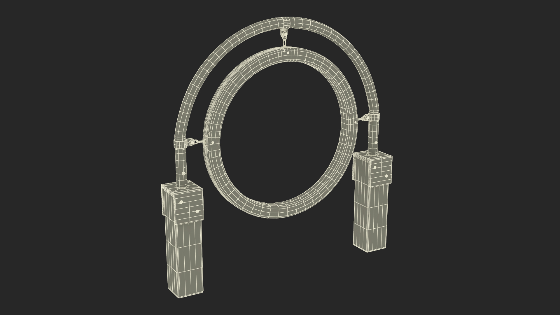 3D Red Hanging Ring for Dog Training Park model