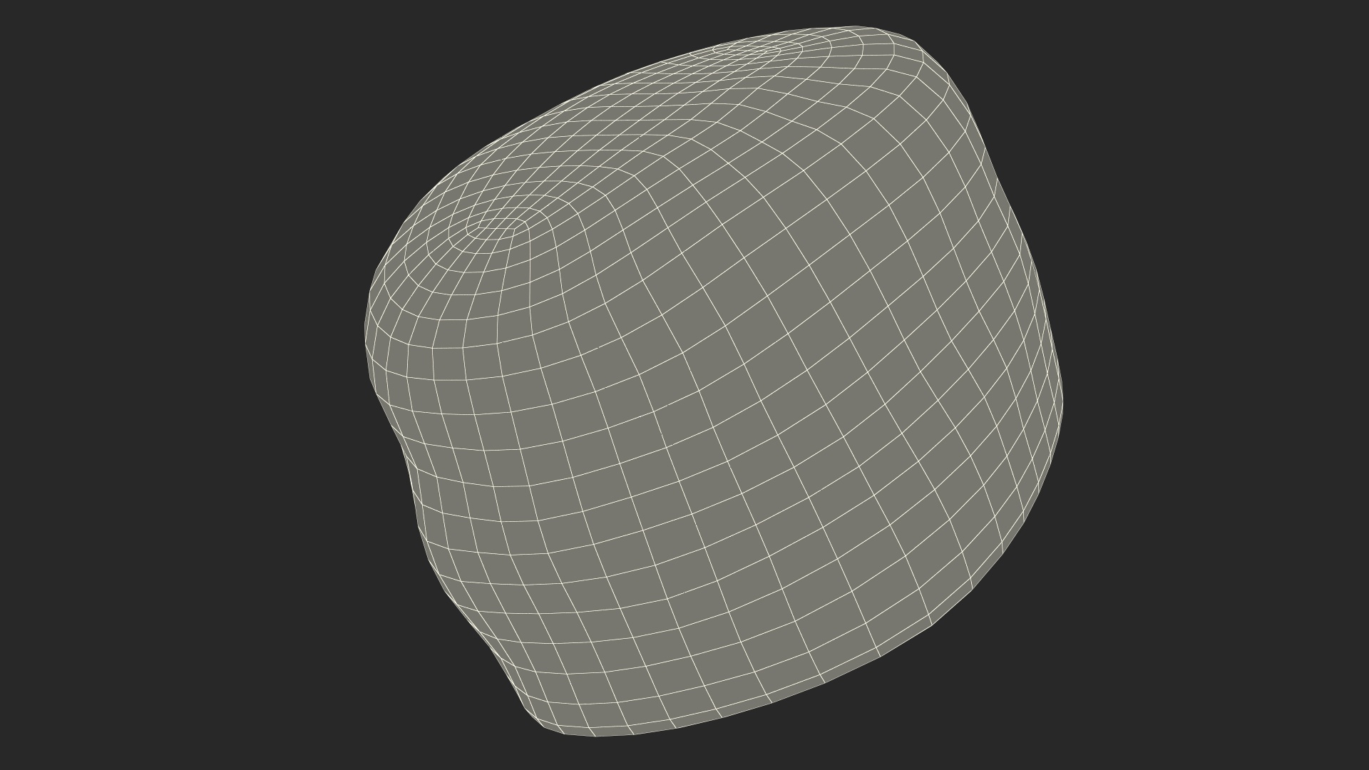 3D Papakha Caucasian Hat White Fur