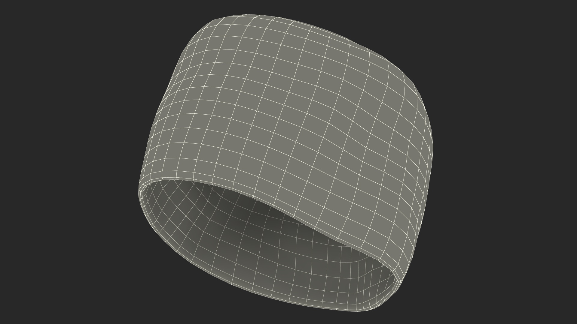 3D Papakha Caucasian Hat White Fur