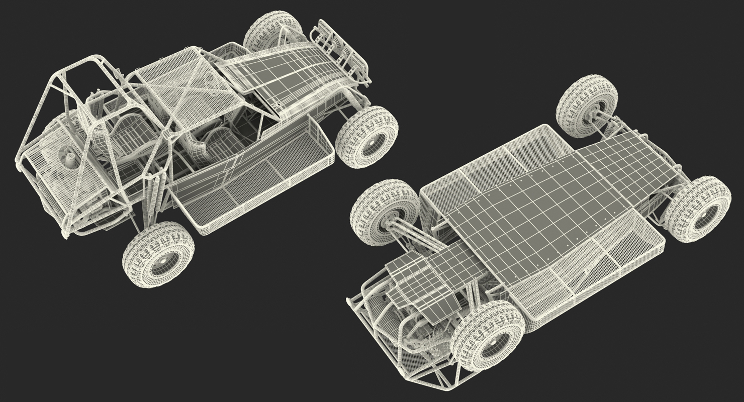 3D Chenowth DPV Desert Patrol Vehicle Rigged