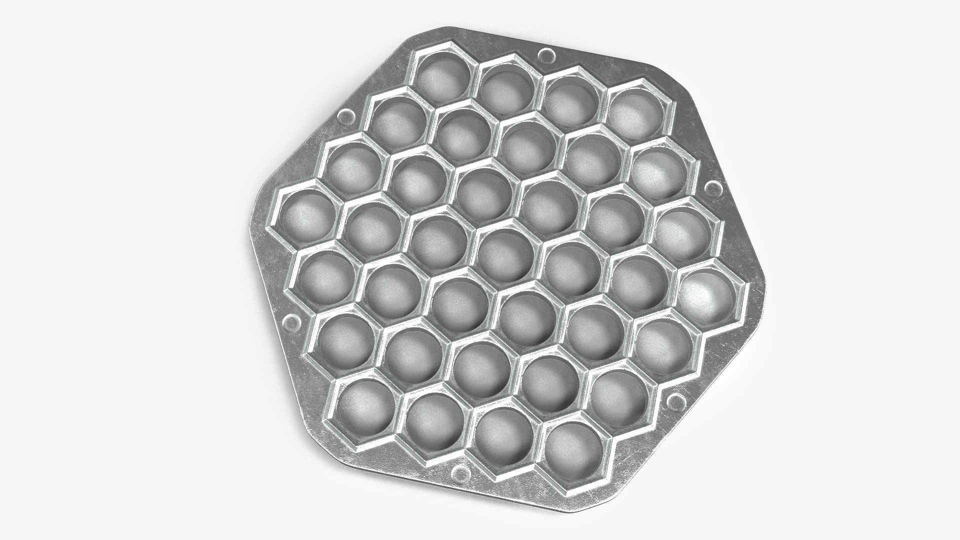 3D Hexagon Dumplings Maker Mold model