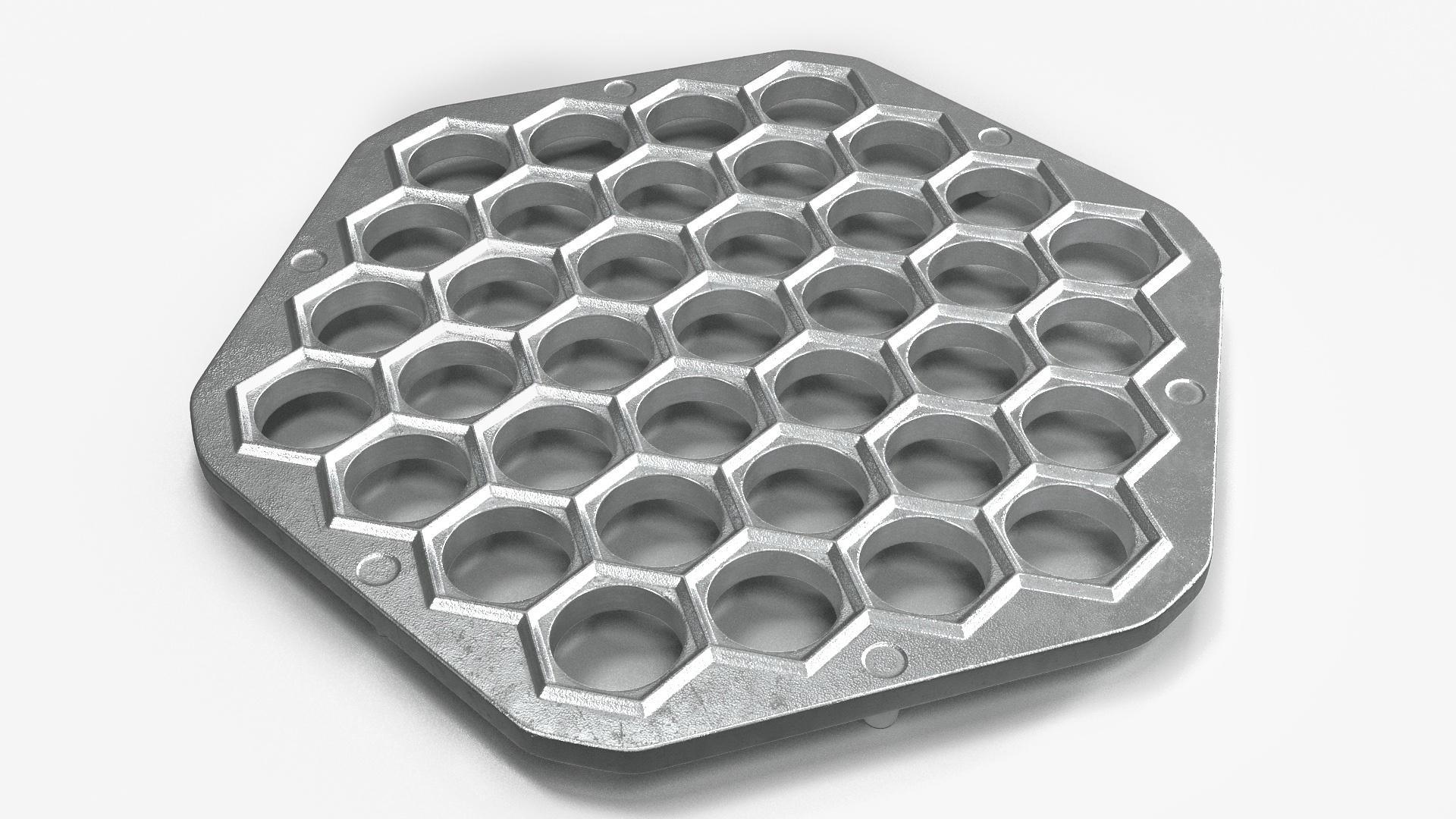 3D Hexagon Dumplings Maker Mold model