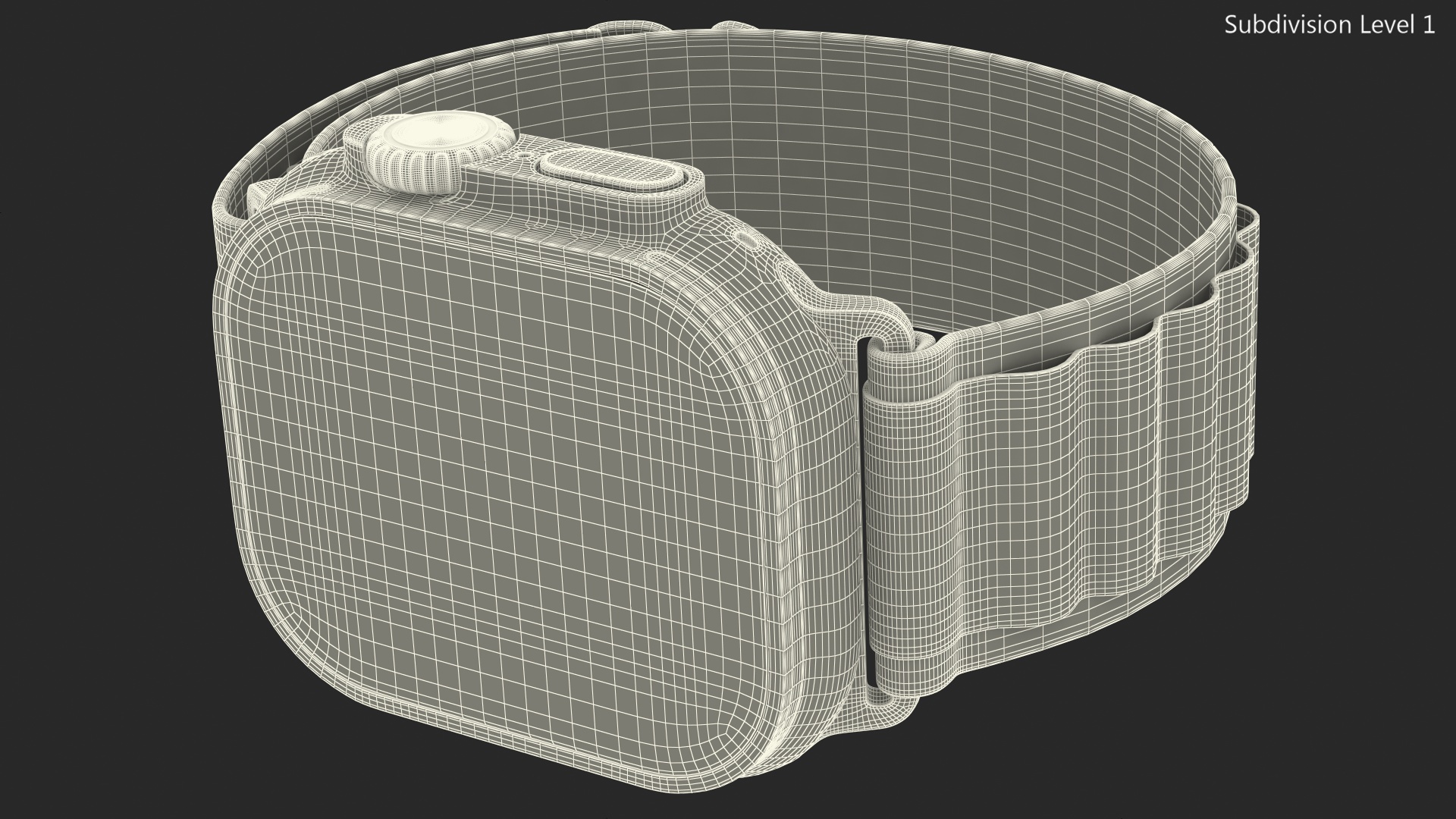 3D model Apple Watch Ultra Alpine Loop Green