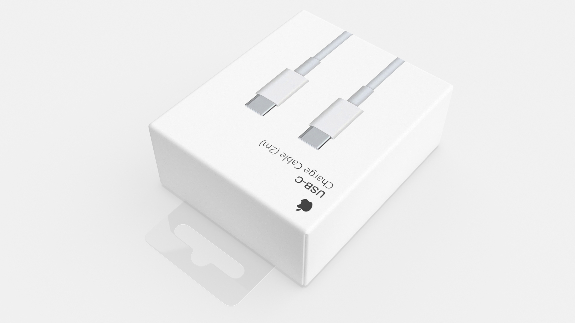 Apple USB-C Charge Cable Packaging 3D model