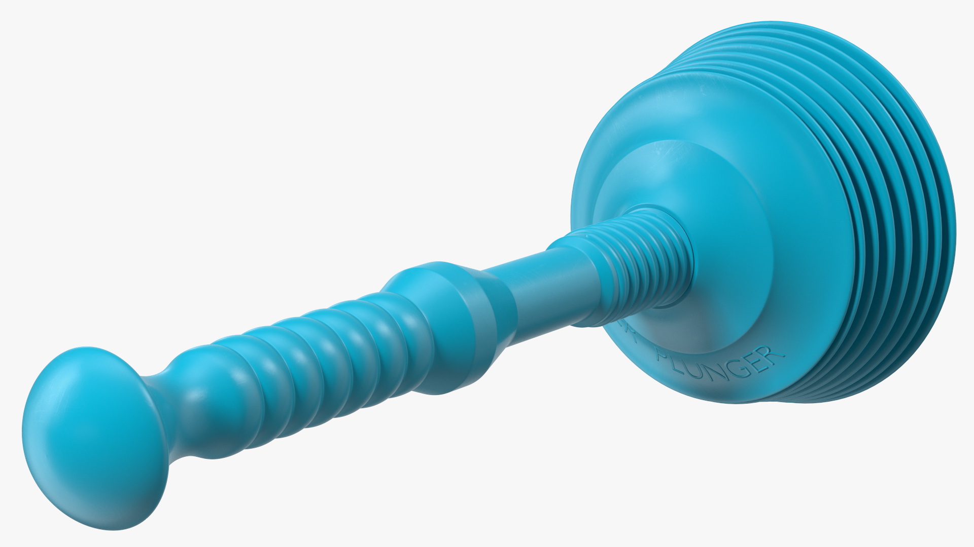 3D Accordion Toilet Plunger Folded