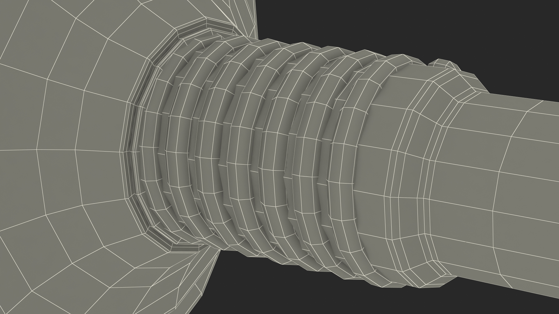 3D Accordion Toilet Plunger Folded