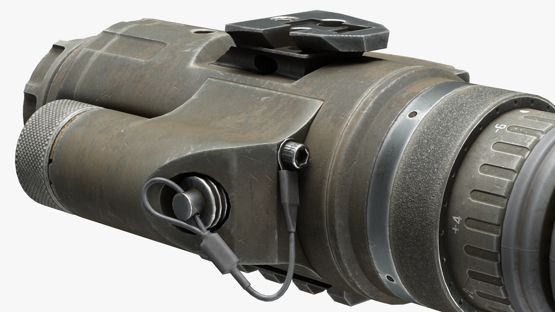3D Thermal Weapon Scope Trijicon IR Patrol M300W Dirty