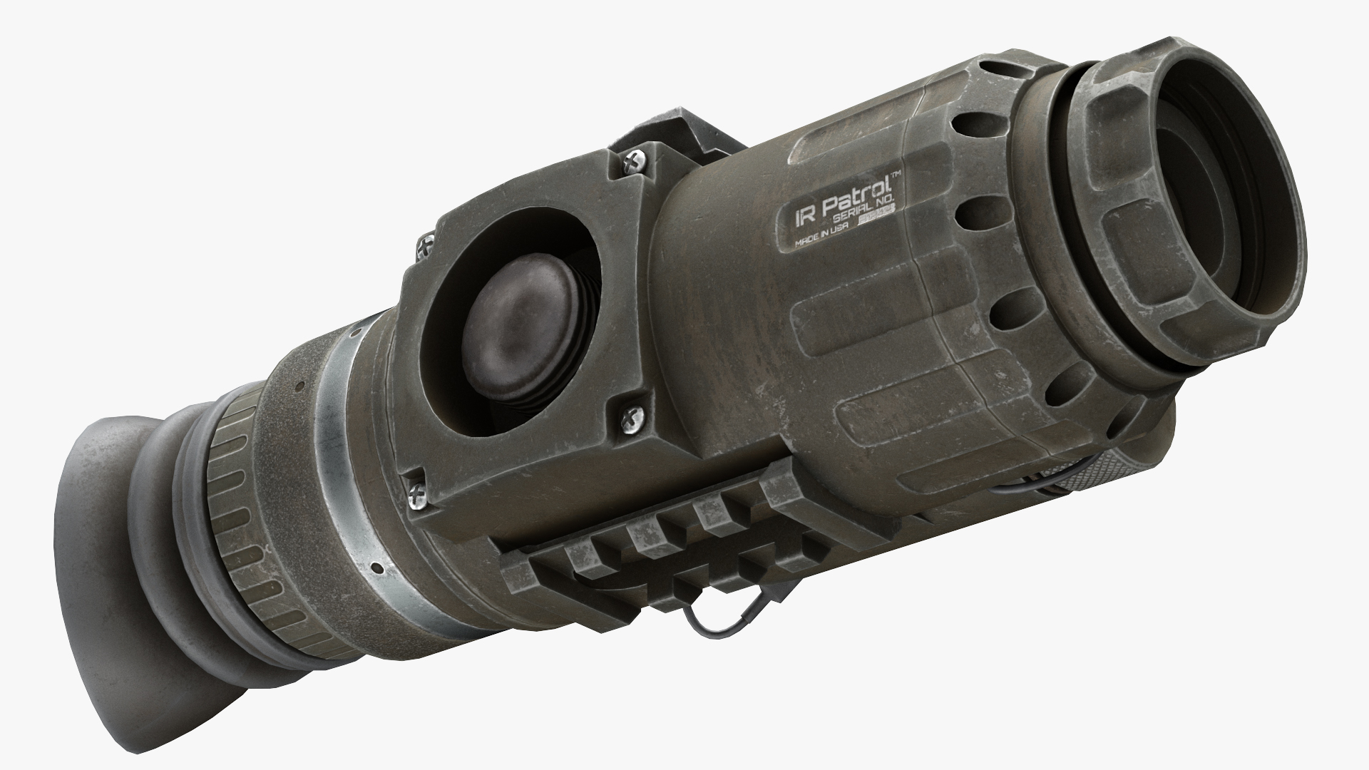 3D Thermal Weapon Scope Trijicon IR Patrol M300W Dirty