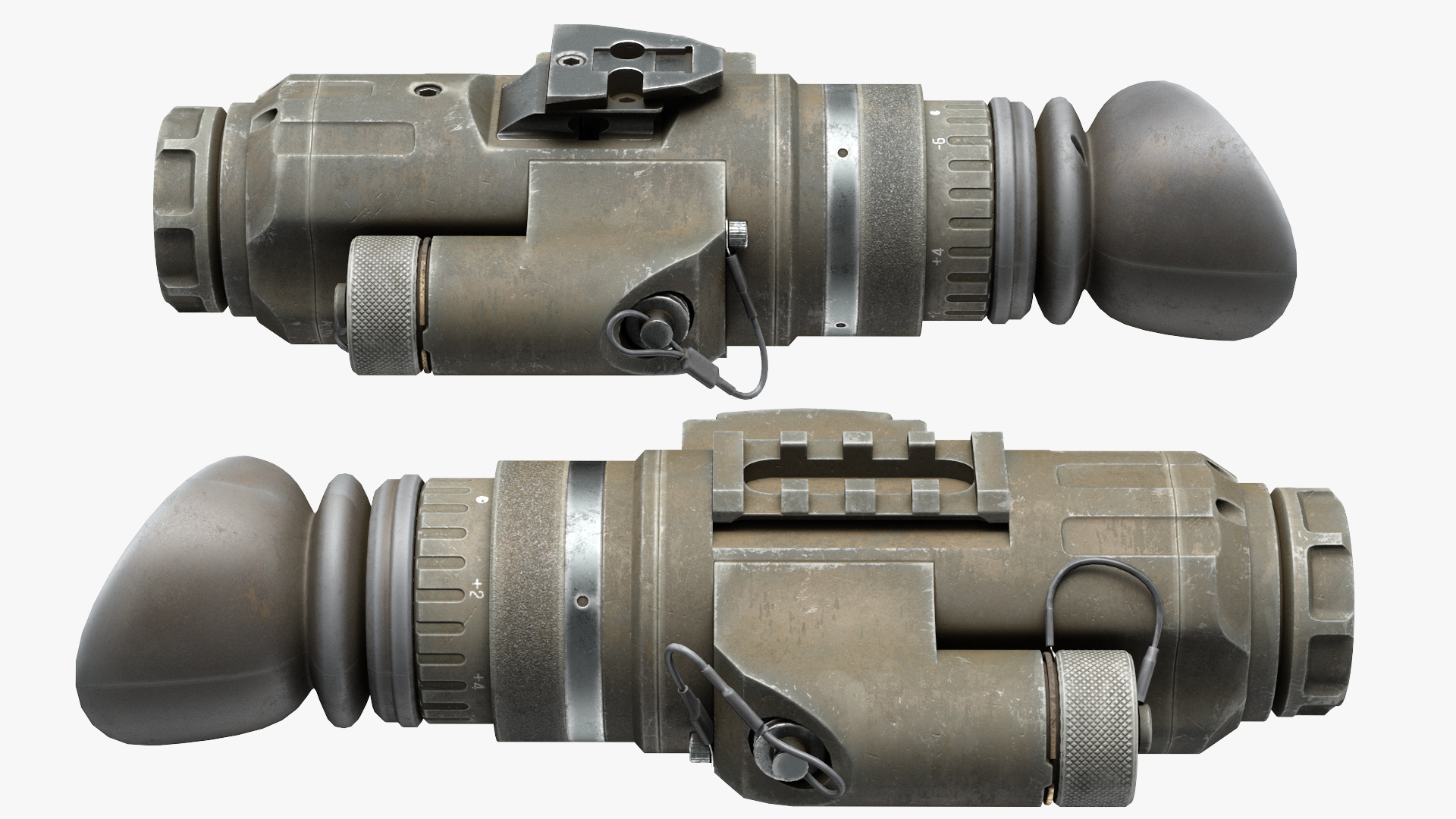 3D Thermal Weapon Scope Trijicon IR Patrol M300W Dirty