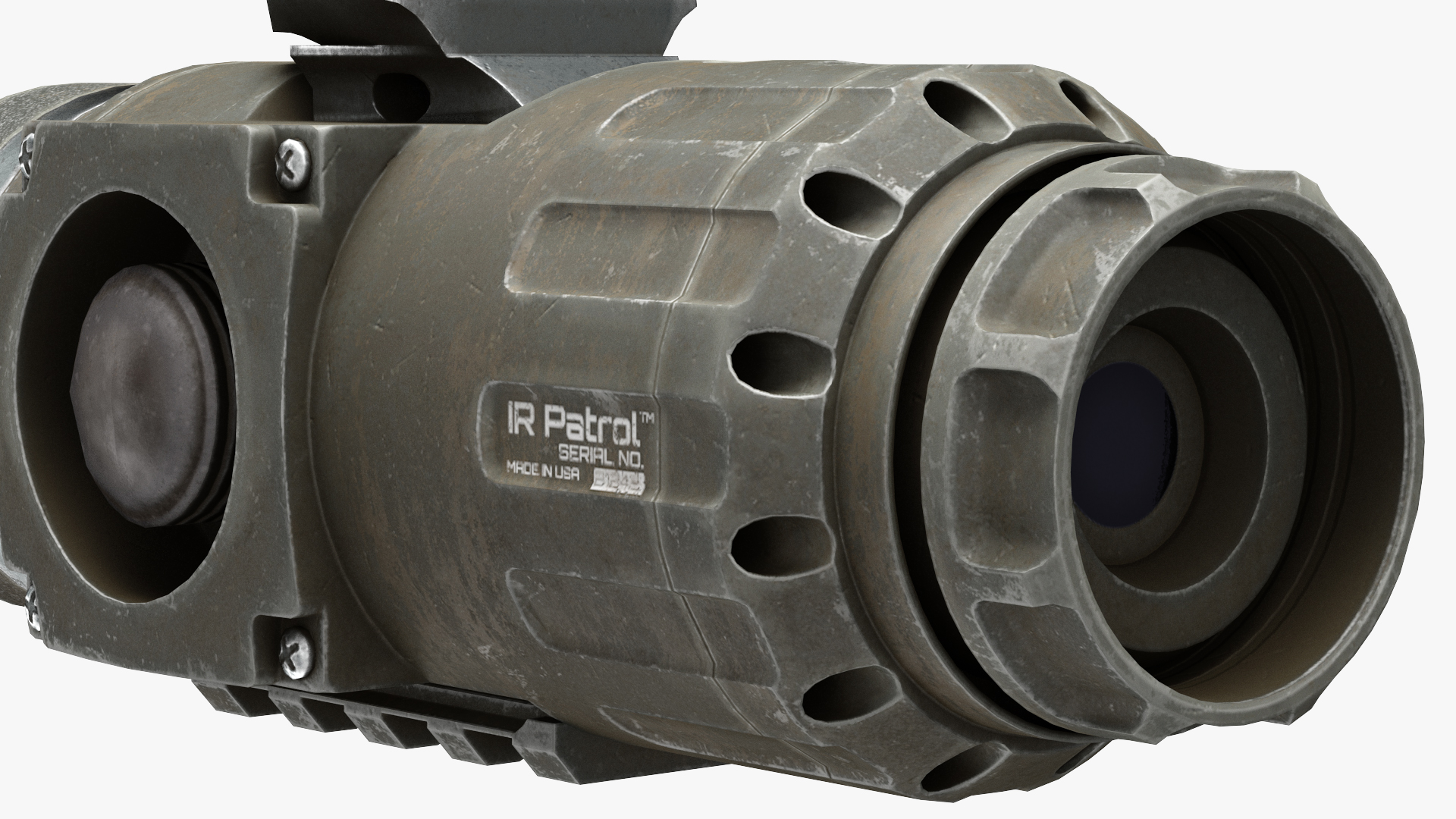 3D Thermal Weapon Scope Trijicon IR Patrol M300W Dirty