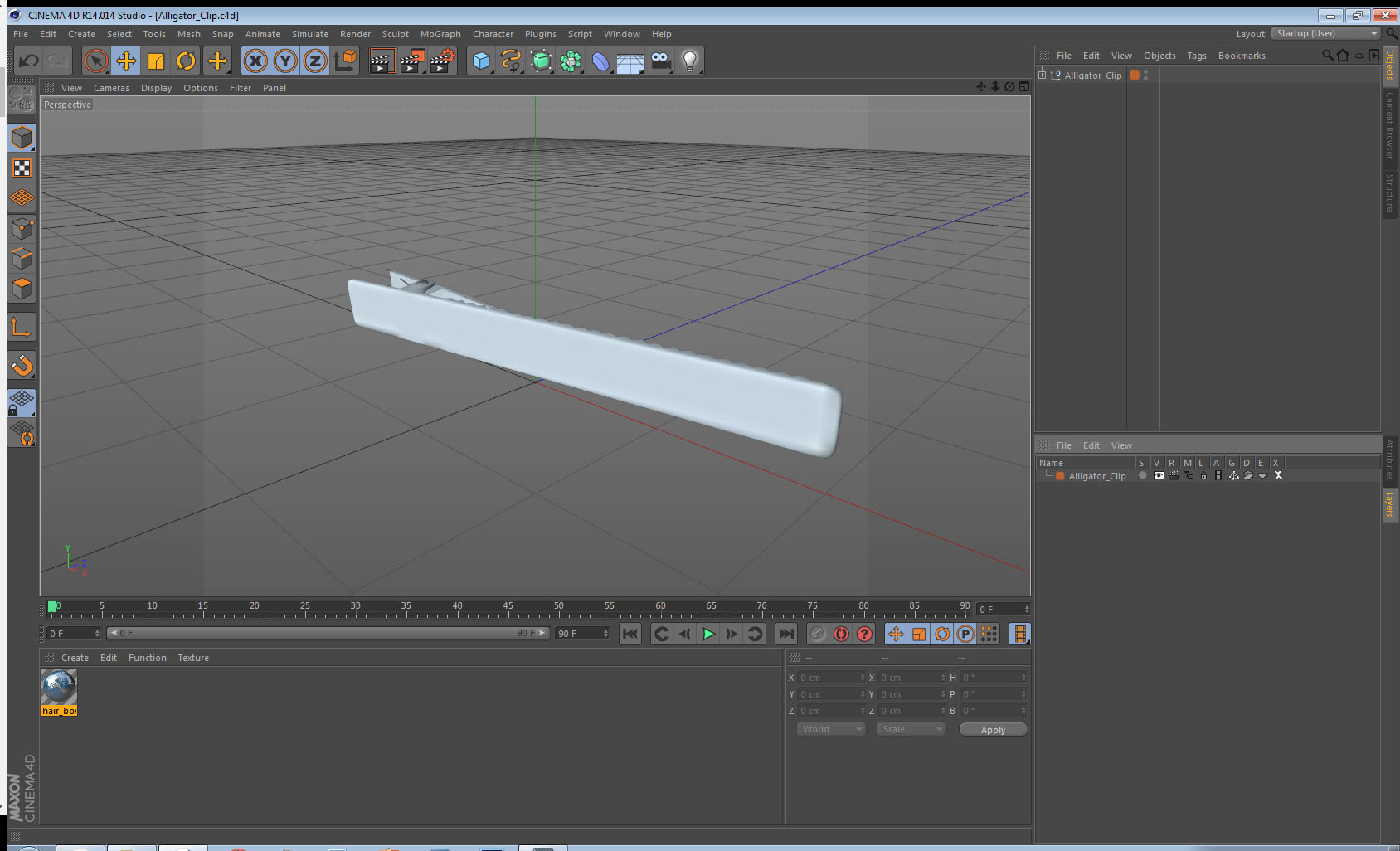 Alligator Clip 3D model