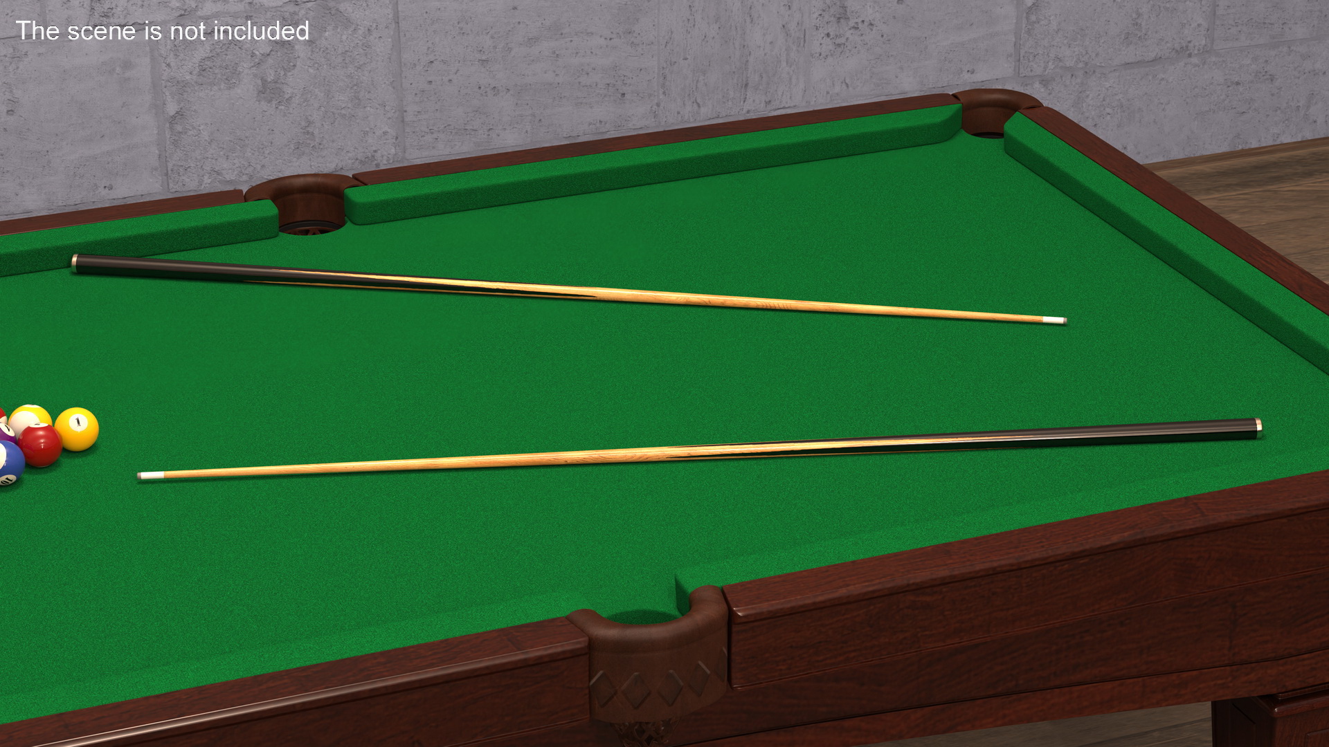 3D Classic Billiard Cue Stick