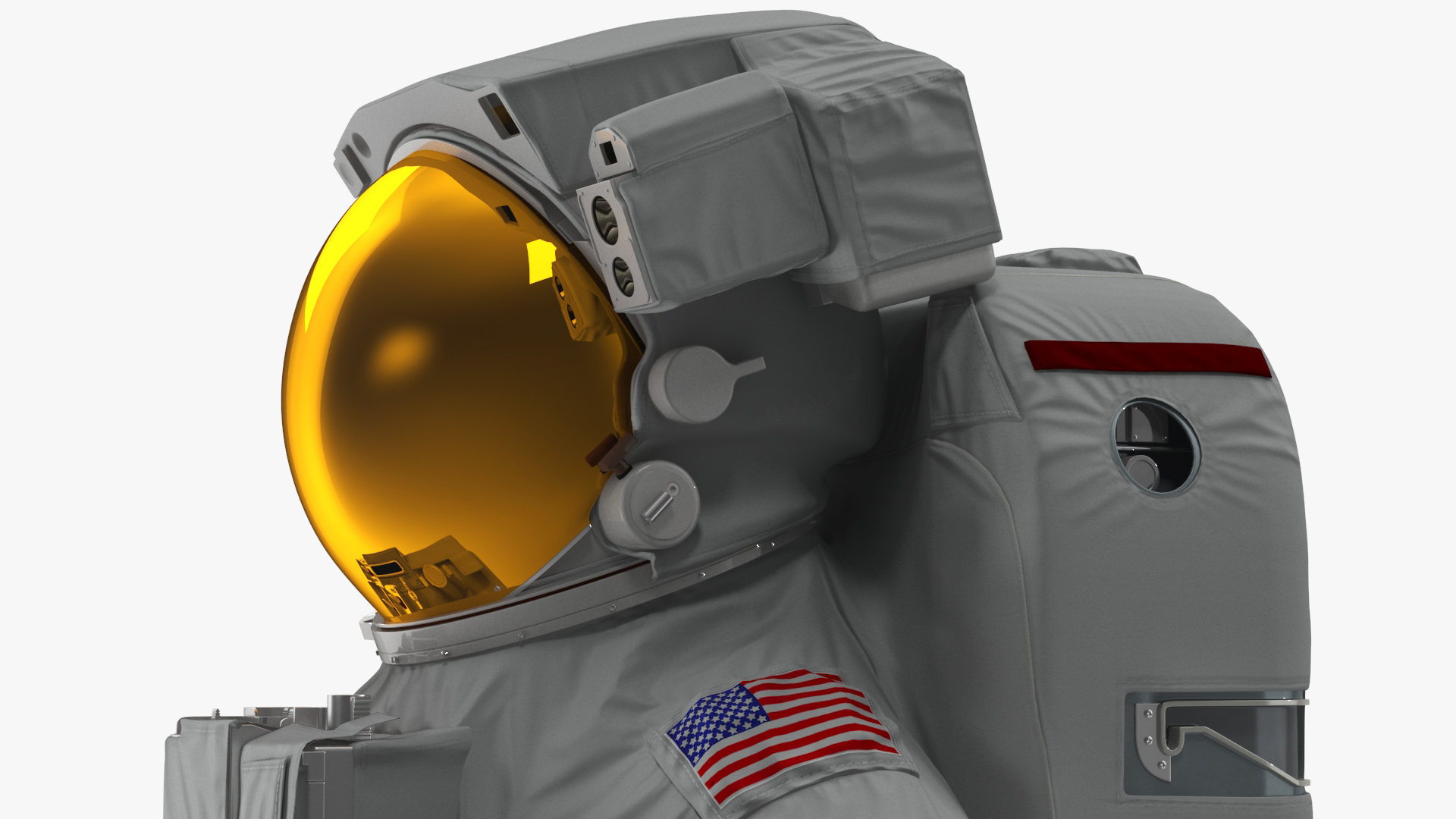 NASA Astronaut Extravehicular Mobility Suit Rigged for Maya 3D model