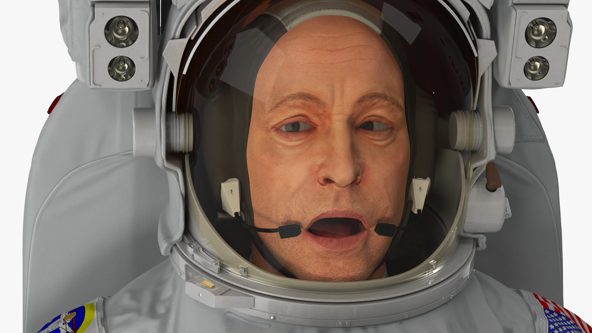 NASA Astronaut Extravehicular Mobility Suit Rigged for Maya 3D model