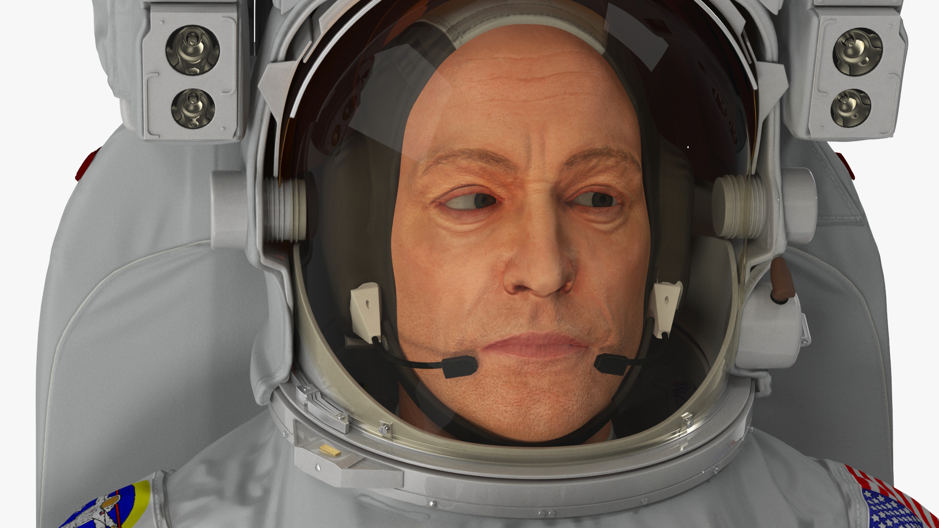 NASA Astronaut Extravehicular Mobility Suit Rigged for Maya 3D model
