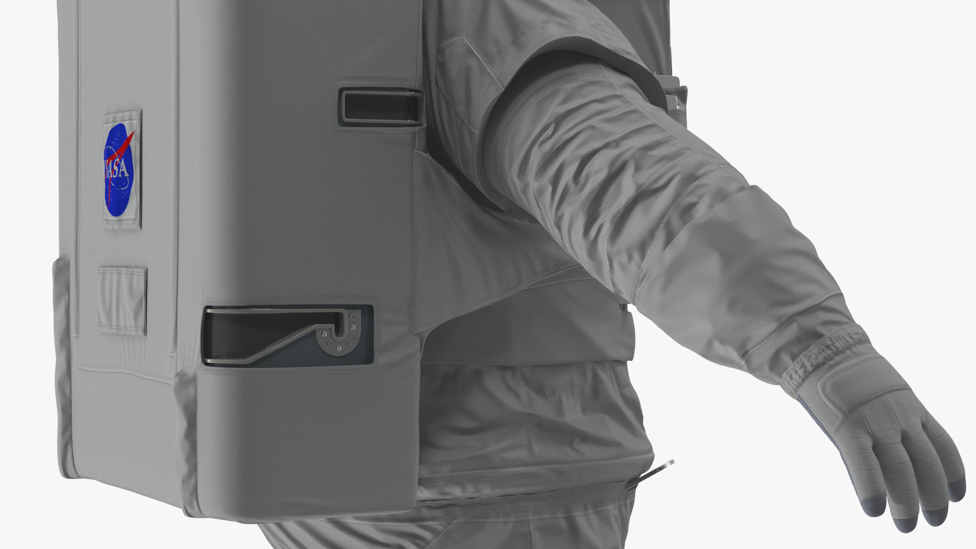 NASA Astronaut Extravehicular Mobility Suit Rigged for Maya 3D model