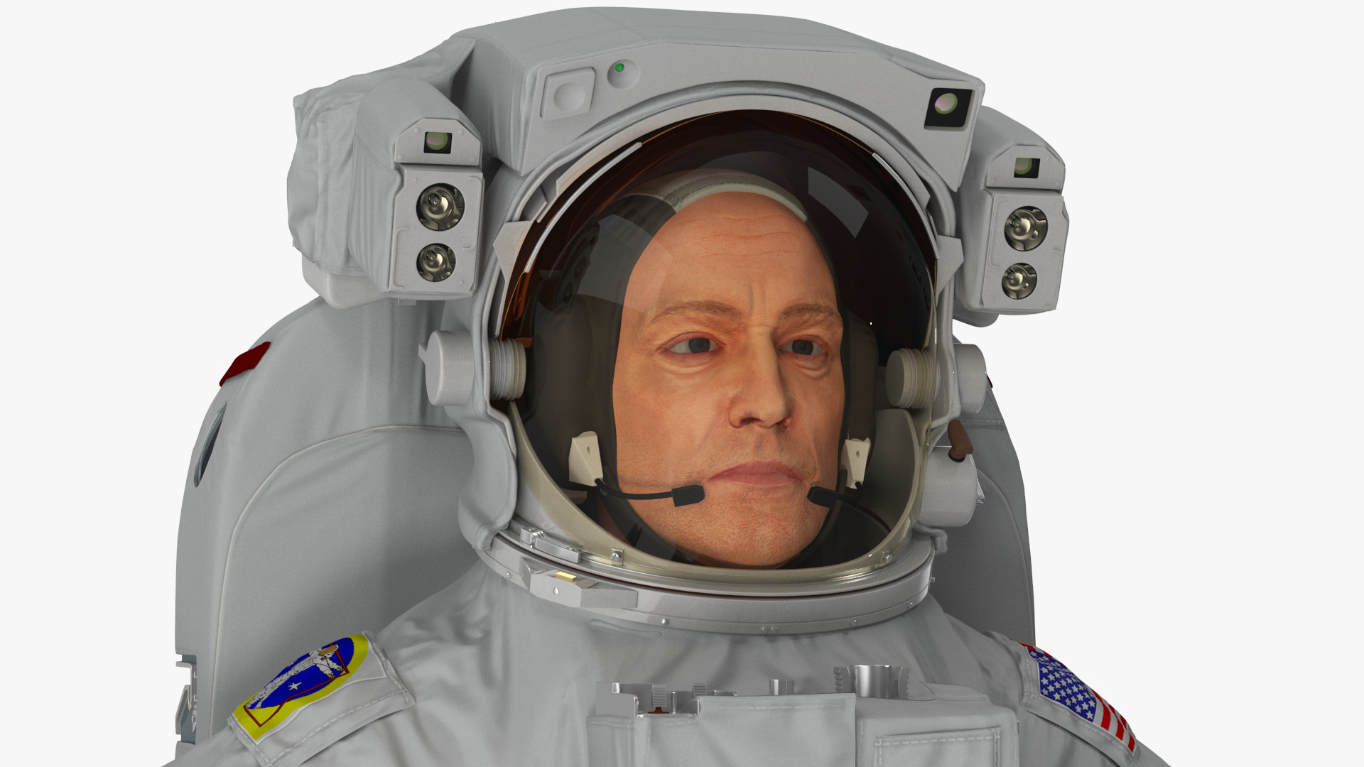 NASA Astronaut Extravehicular Mobility Suit Rigged for Maya 3D model