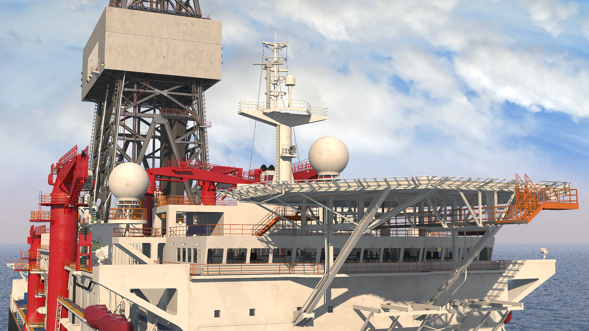 Drillship 3D model