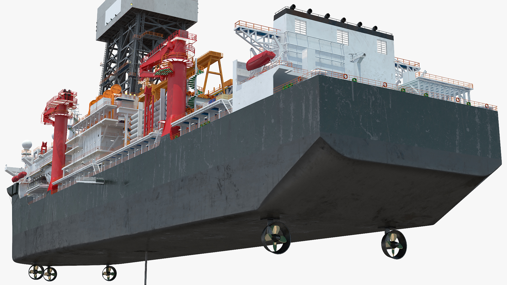 Drillship 3D model