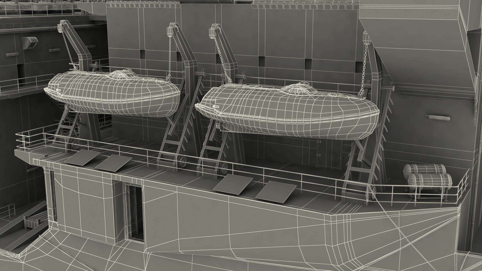 Drillship 3D model