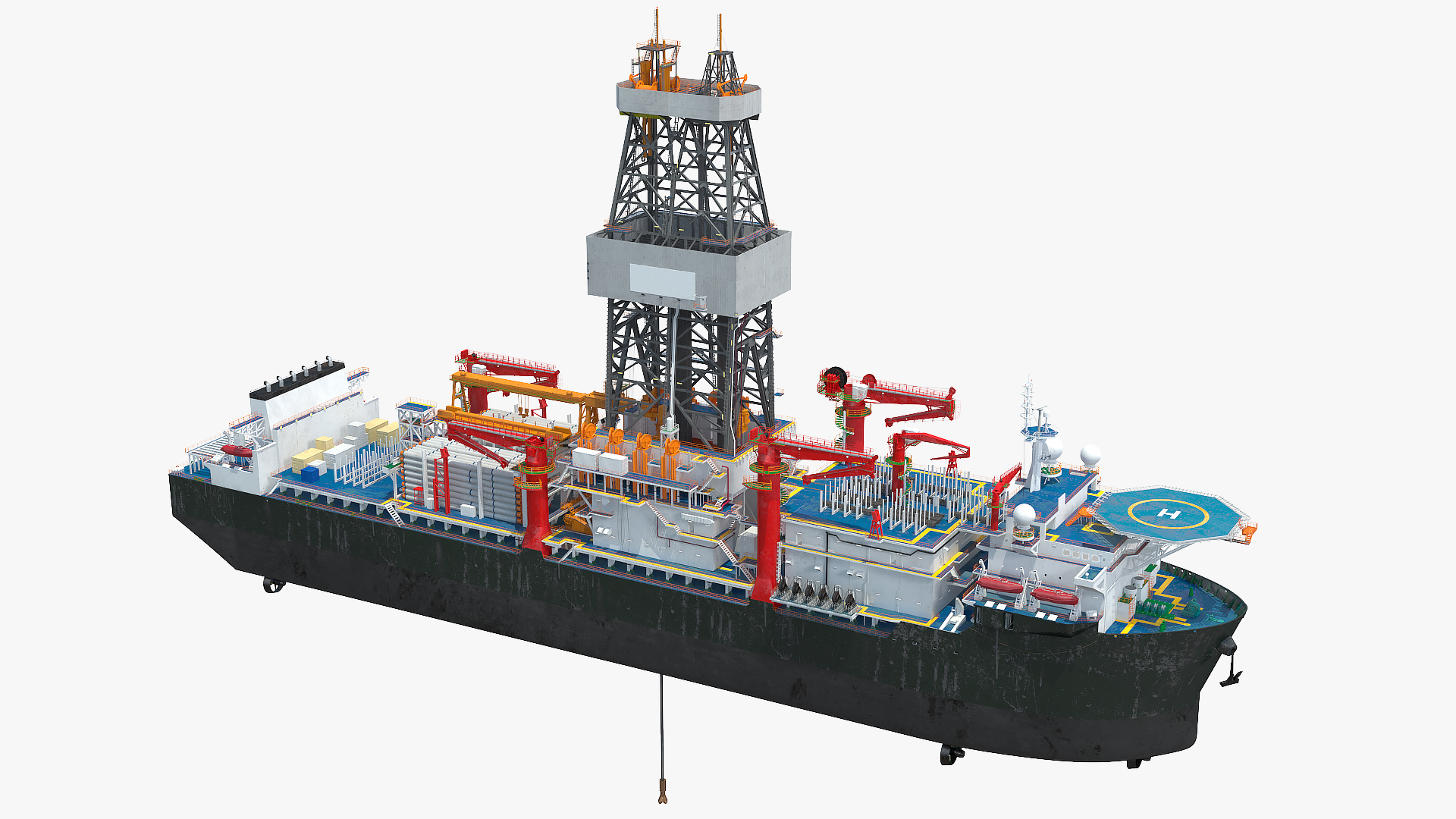Drillship 3D model