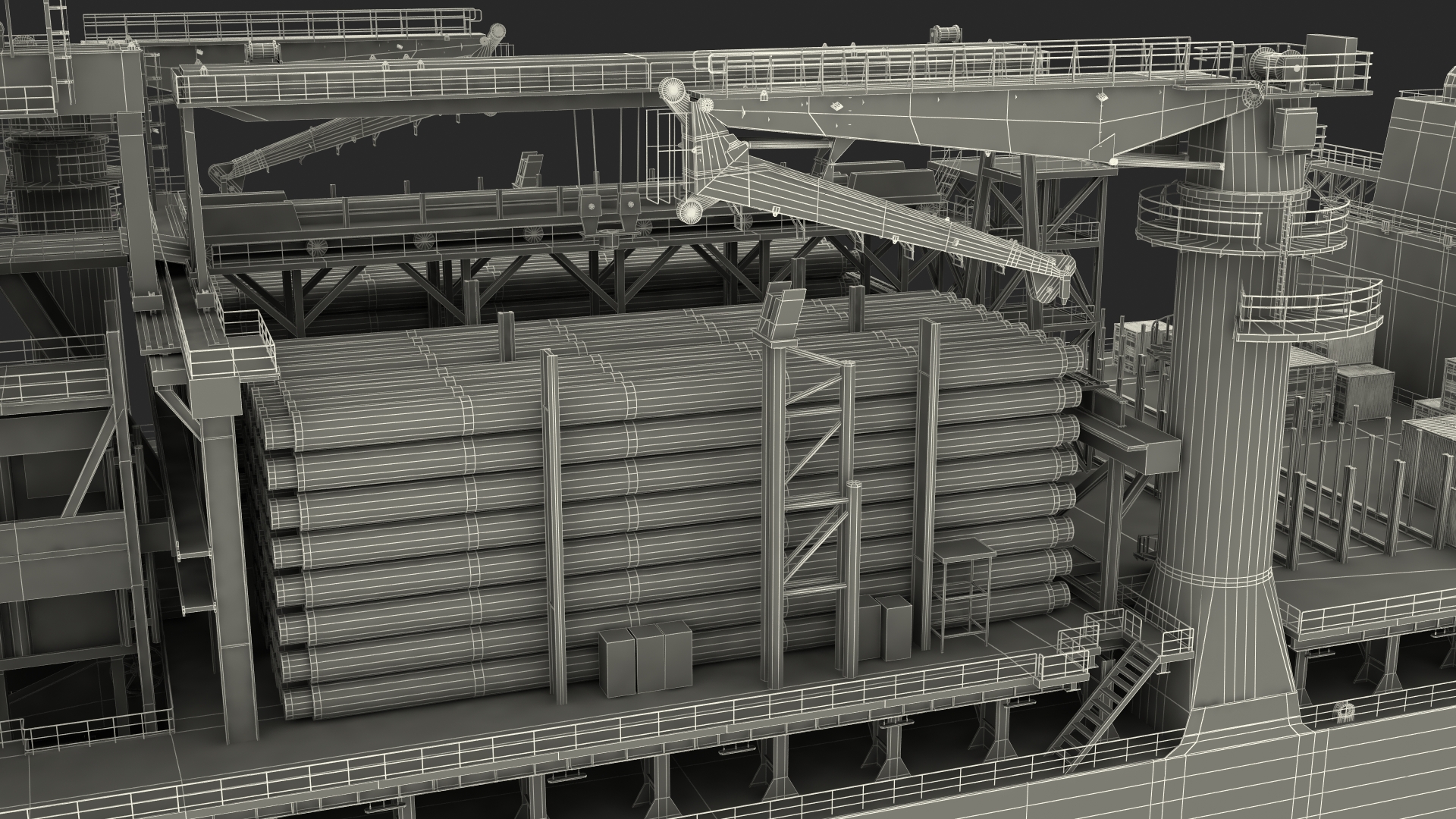 Drillship 3D model