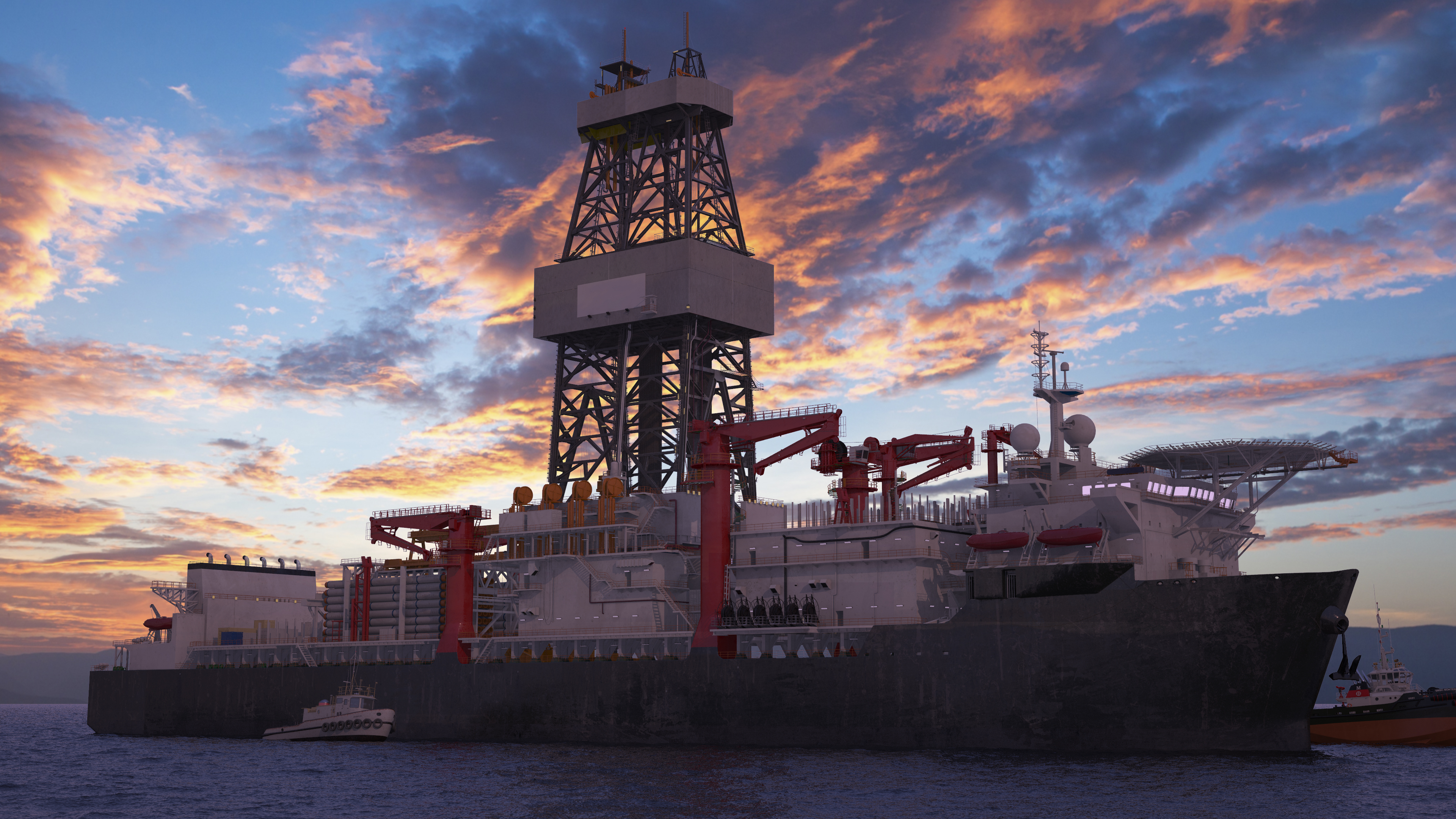 Drillship 3D model