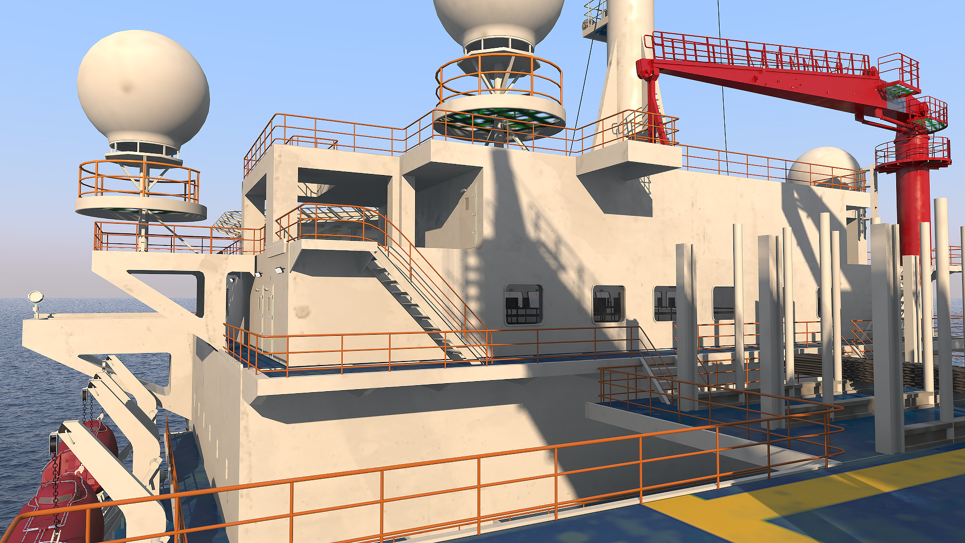 Drillship 3D model