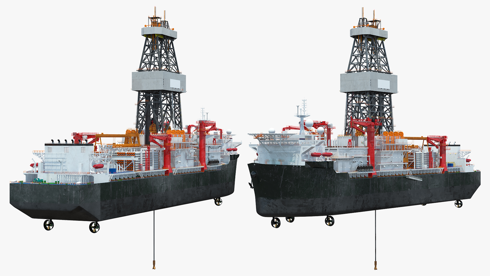 Drillship 3D model