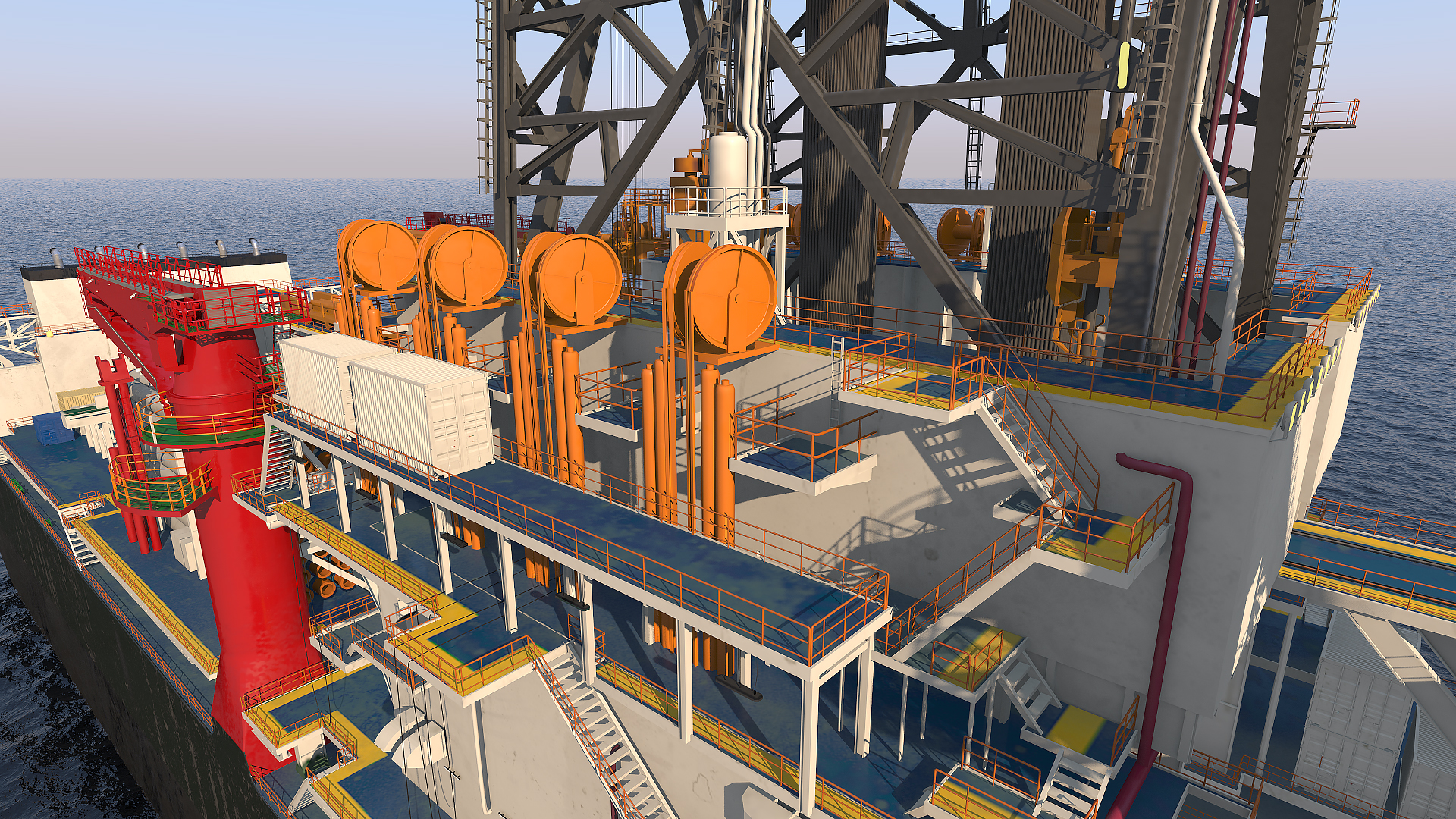 Drillship 3D model