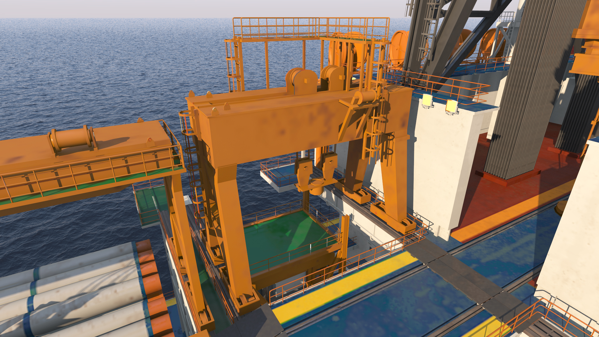 Drillship 3D model