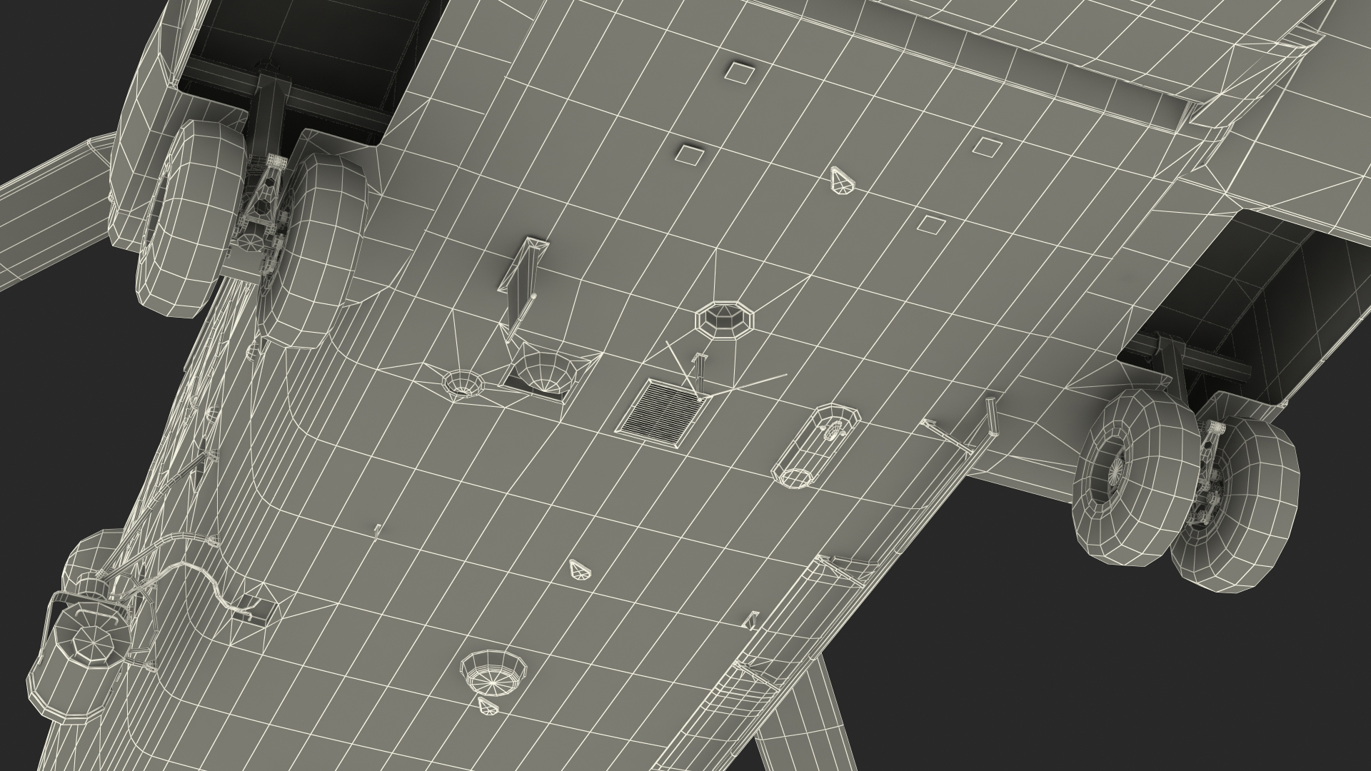 3D model Search and Rescue Helicopter Rigged