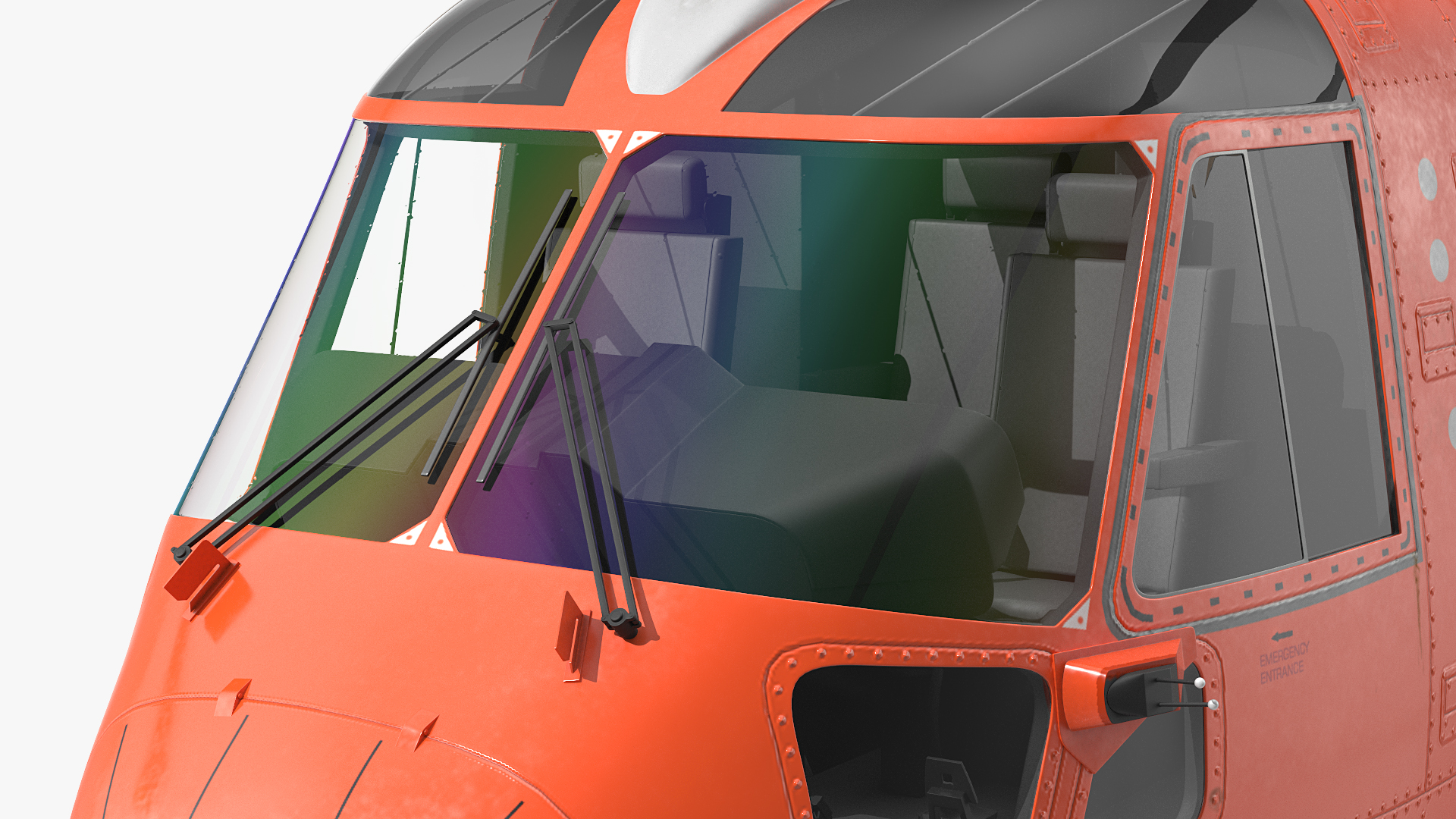 3D model Search and Rescue Helicopter Rigged