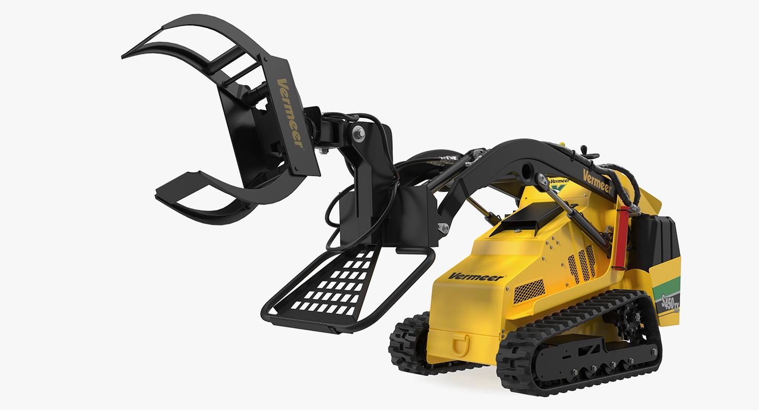 3D Vermeer S450TX Loader Grapple Rigged