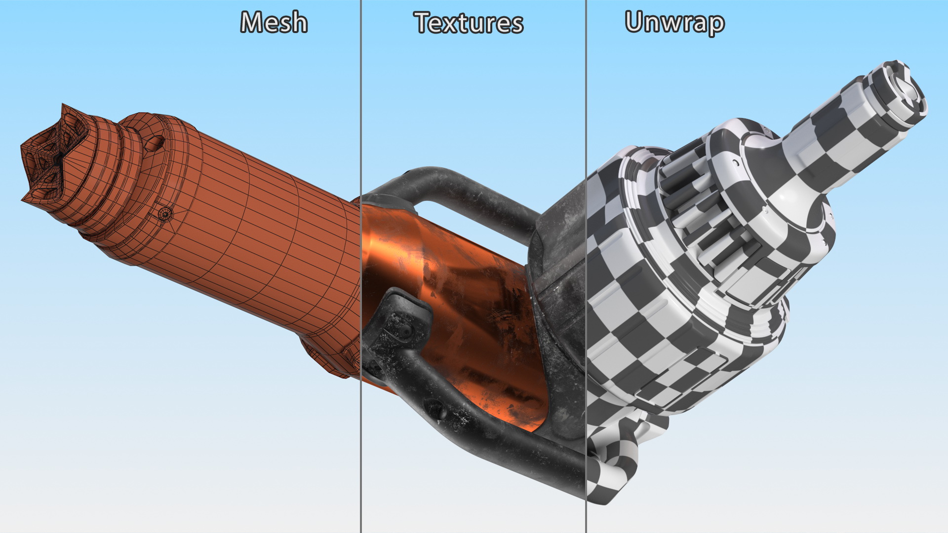 Cordless Extrication Ram Holmatro PRA50 Used 3D model