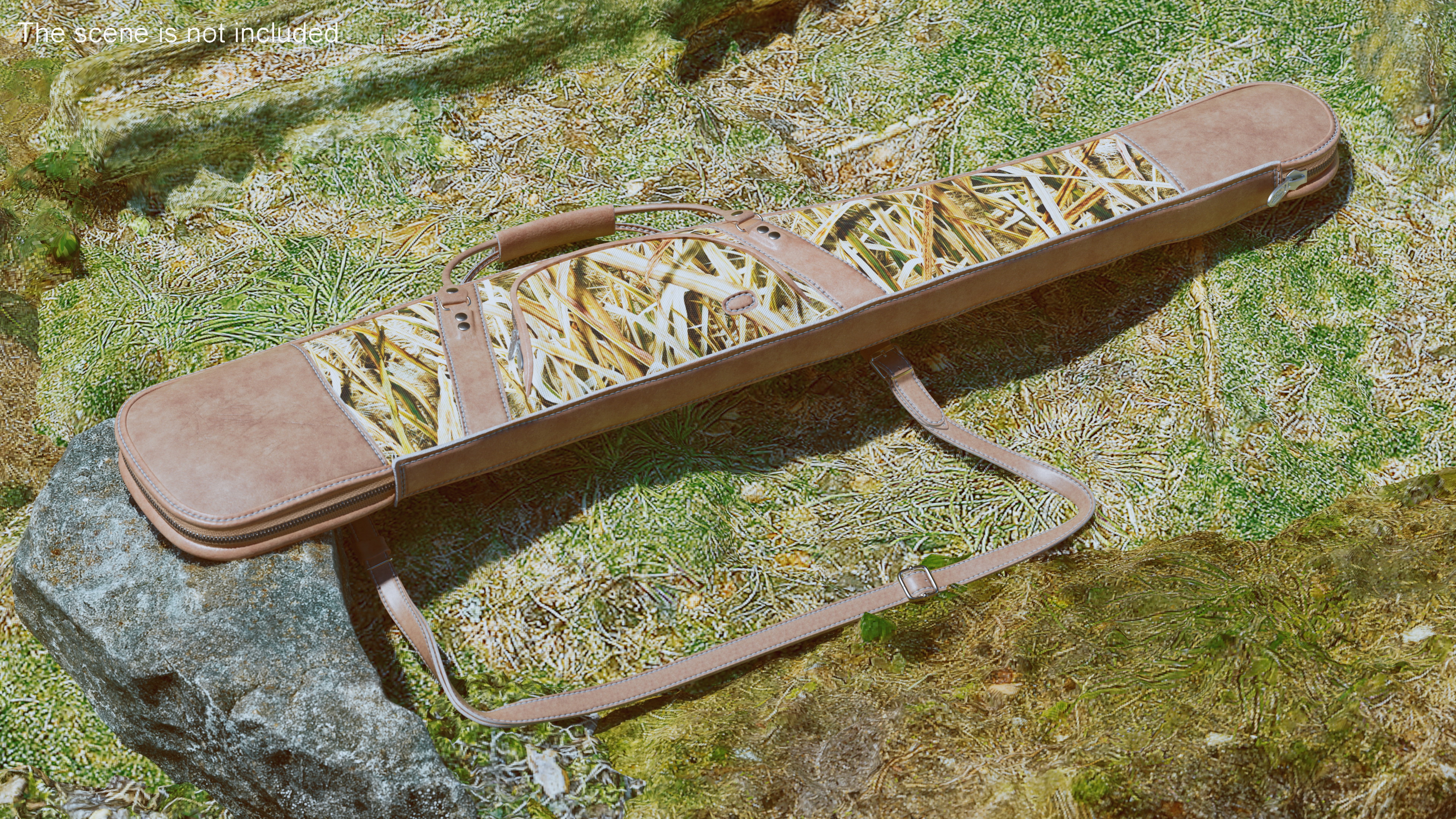 3D model Hunter Gun Case Beige and Camo
