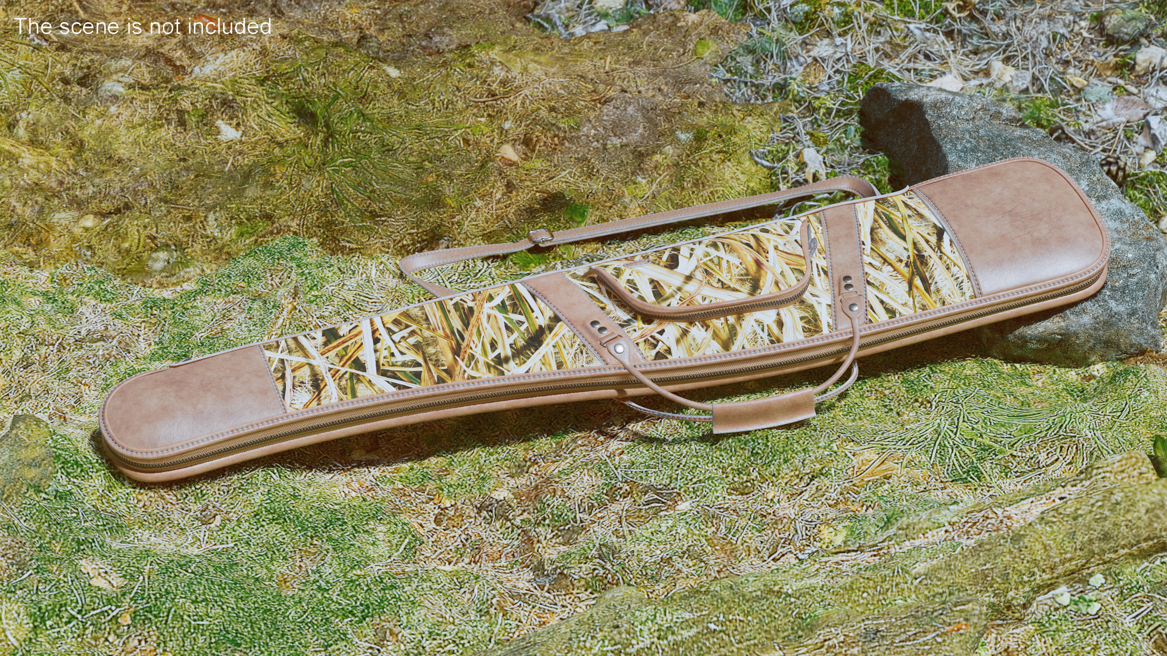 3D model Hunter Gun Case Beige and Camo