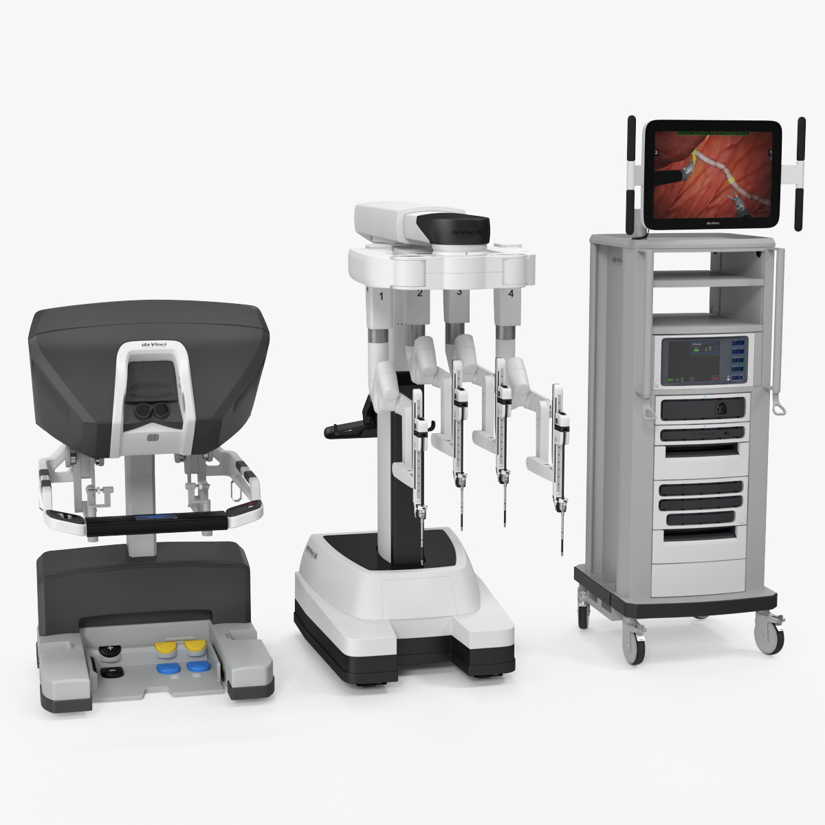 Full Da Vinci Surgical System, view 3