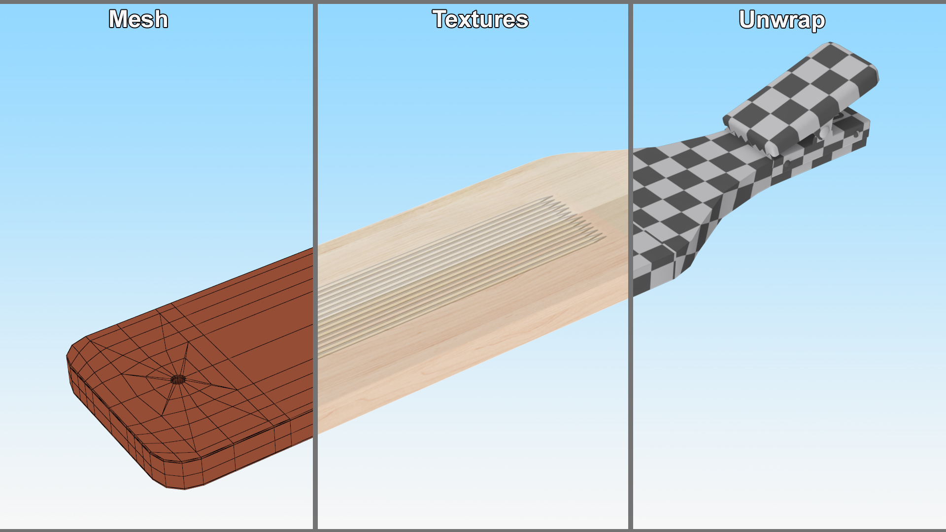 Fish Cleaning Board 3D model