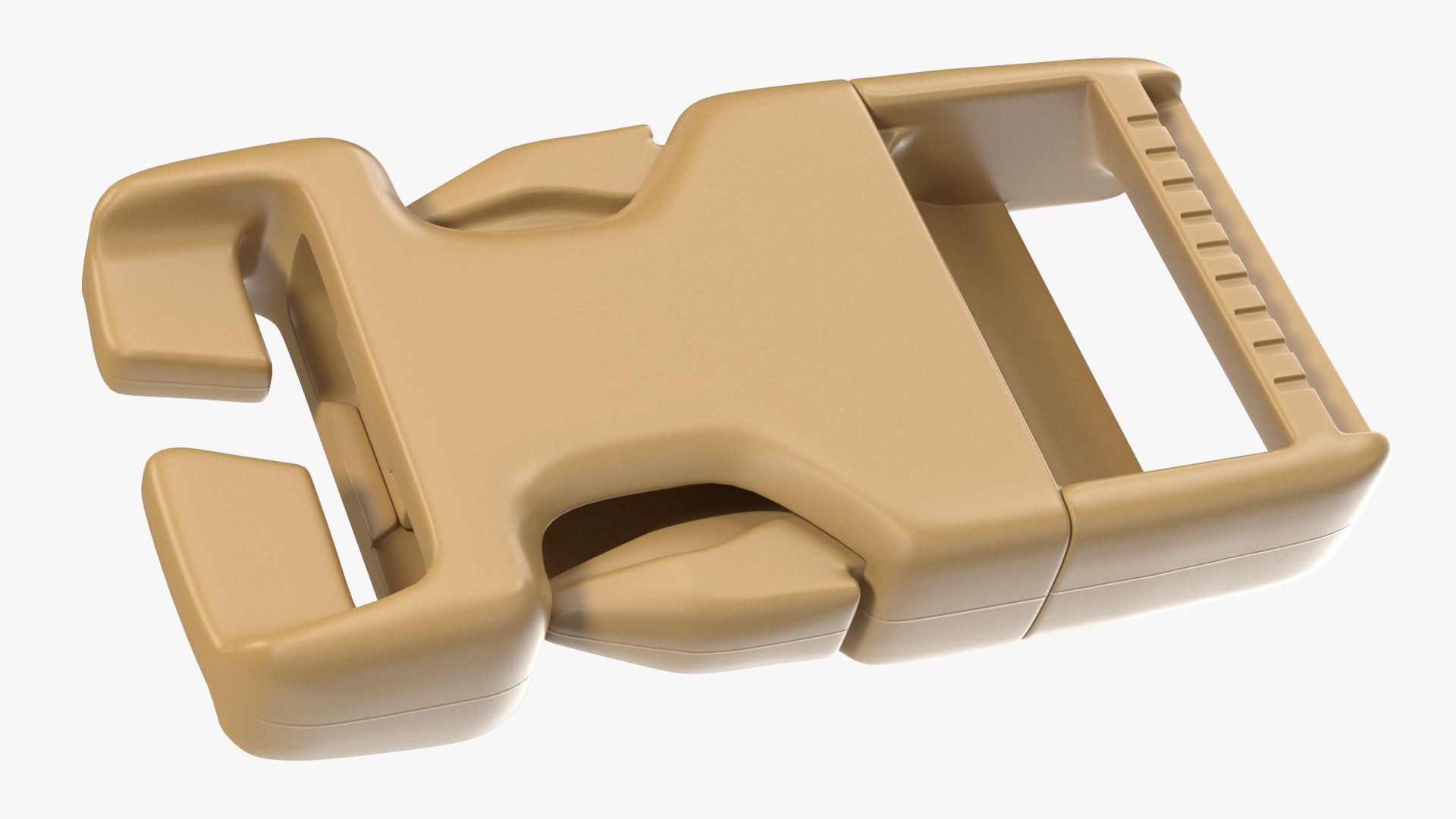 3D Quick Release Plastic Buckle model