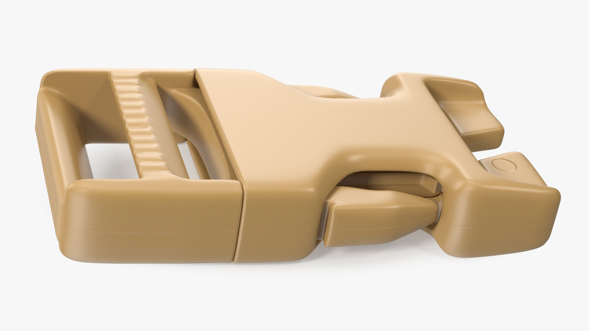 3D Quick Release Plastic Buckle model
