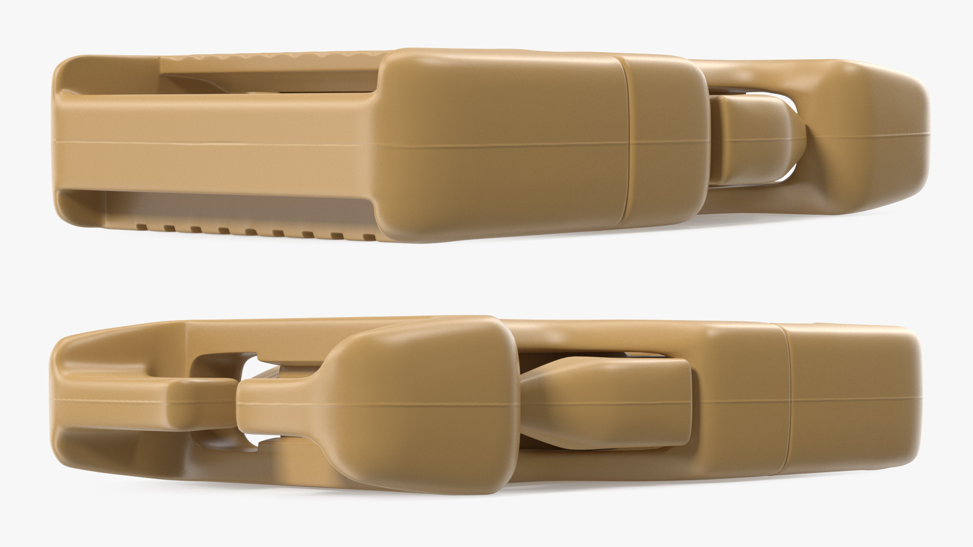 3D Quick Release Plastic Buckle model