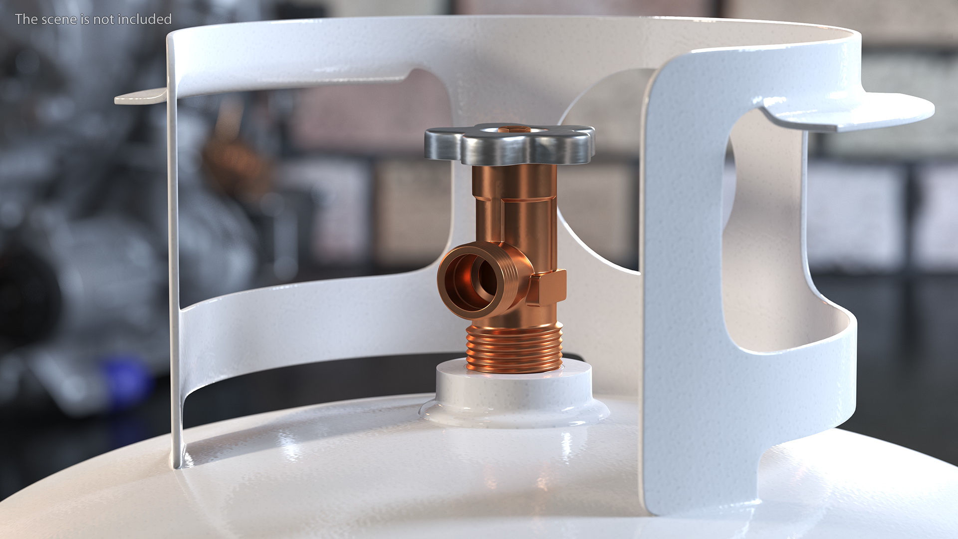 3D Small Gas Cylinder model