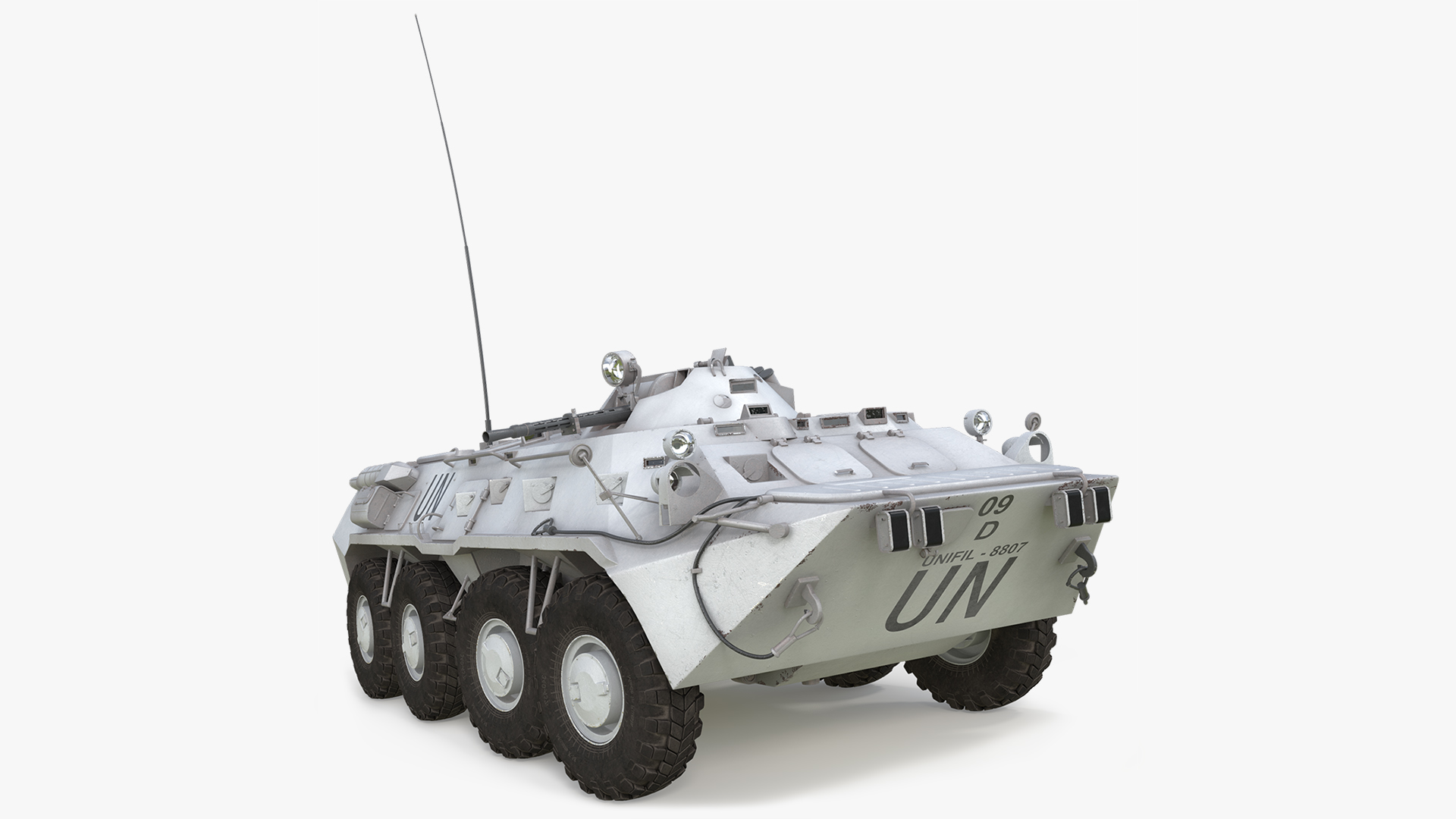 Soviet BTR-80 UN Peacekeeper APC Rigged