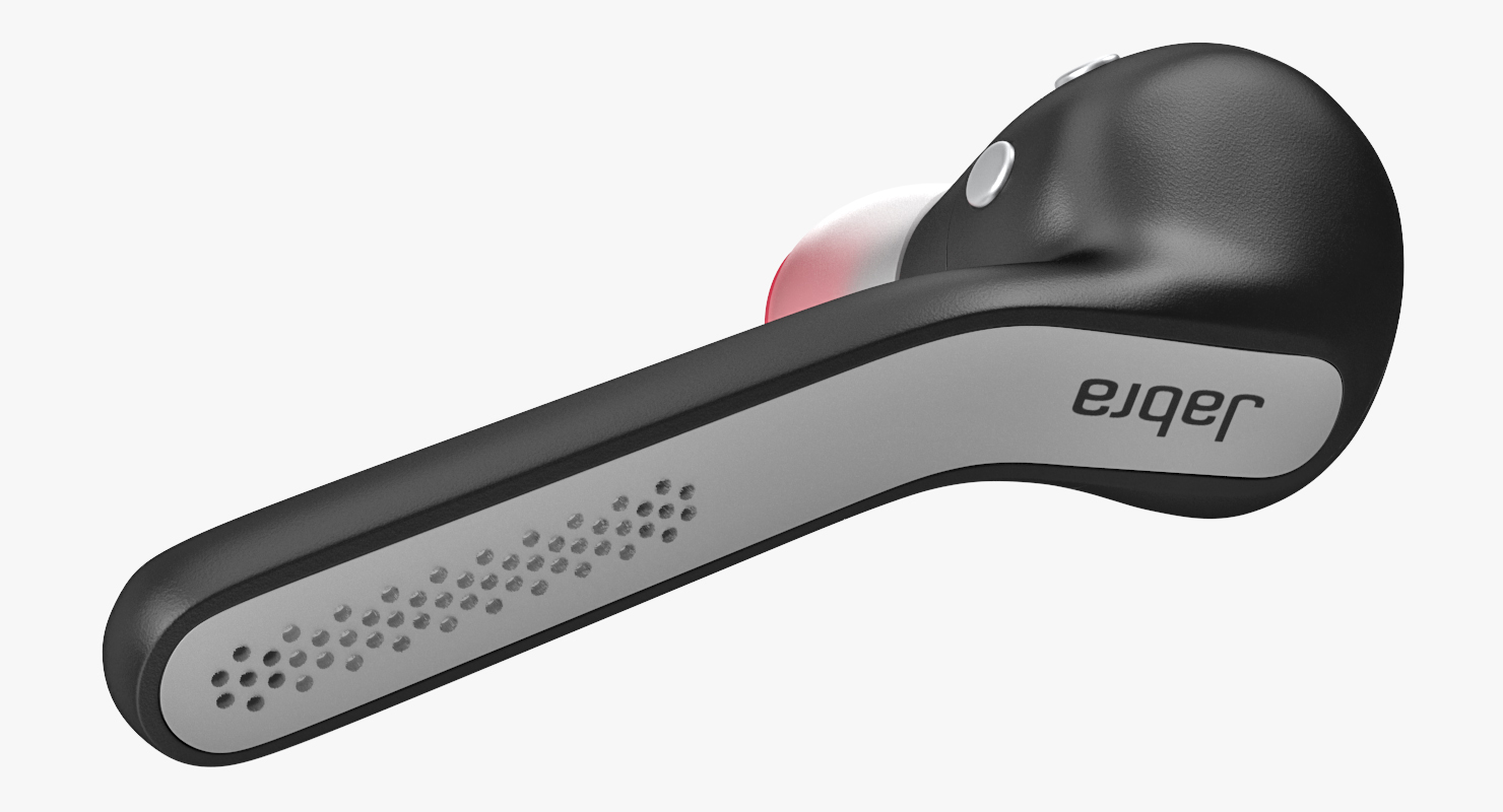 Bluetooth Wireless Headset Jabra Eclipse with Charging Case 3D model