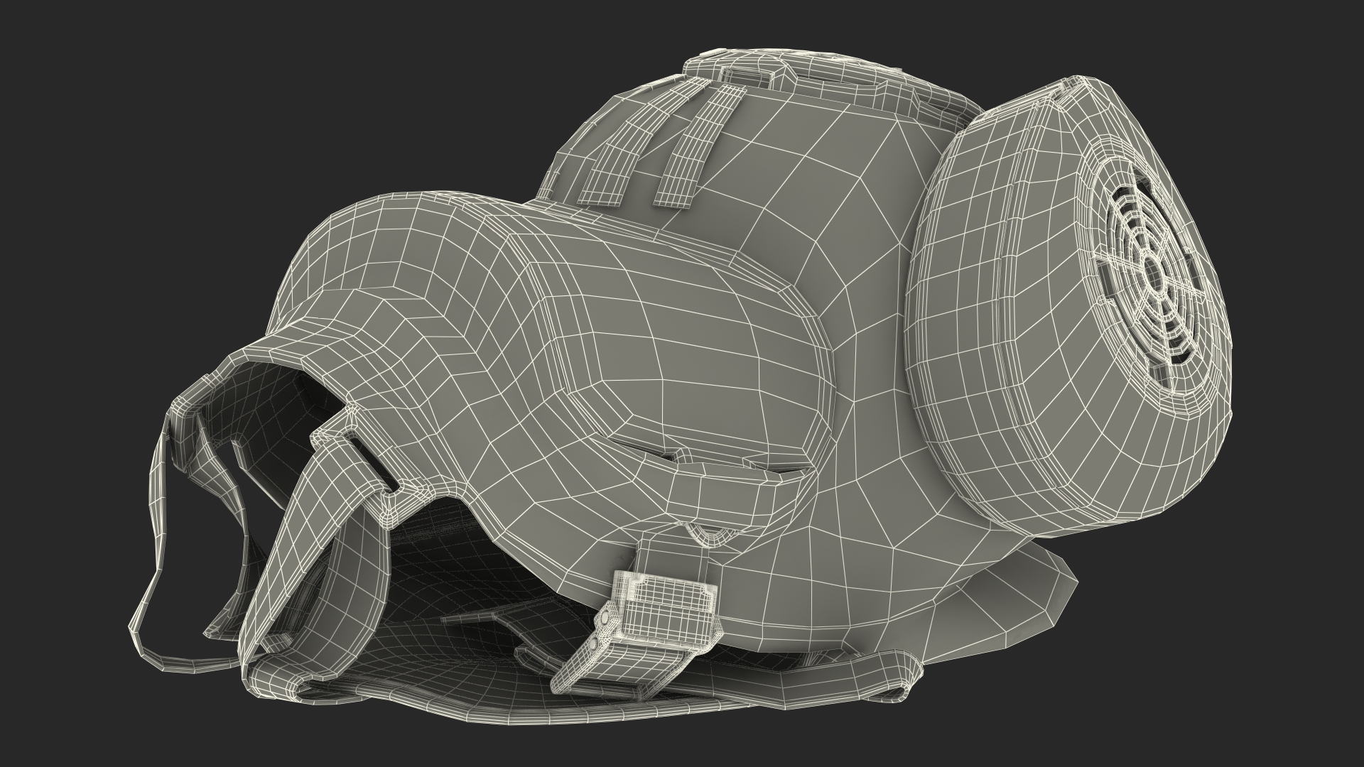 Joint Services General Purpose Mask M50 3D model