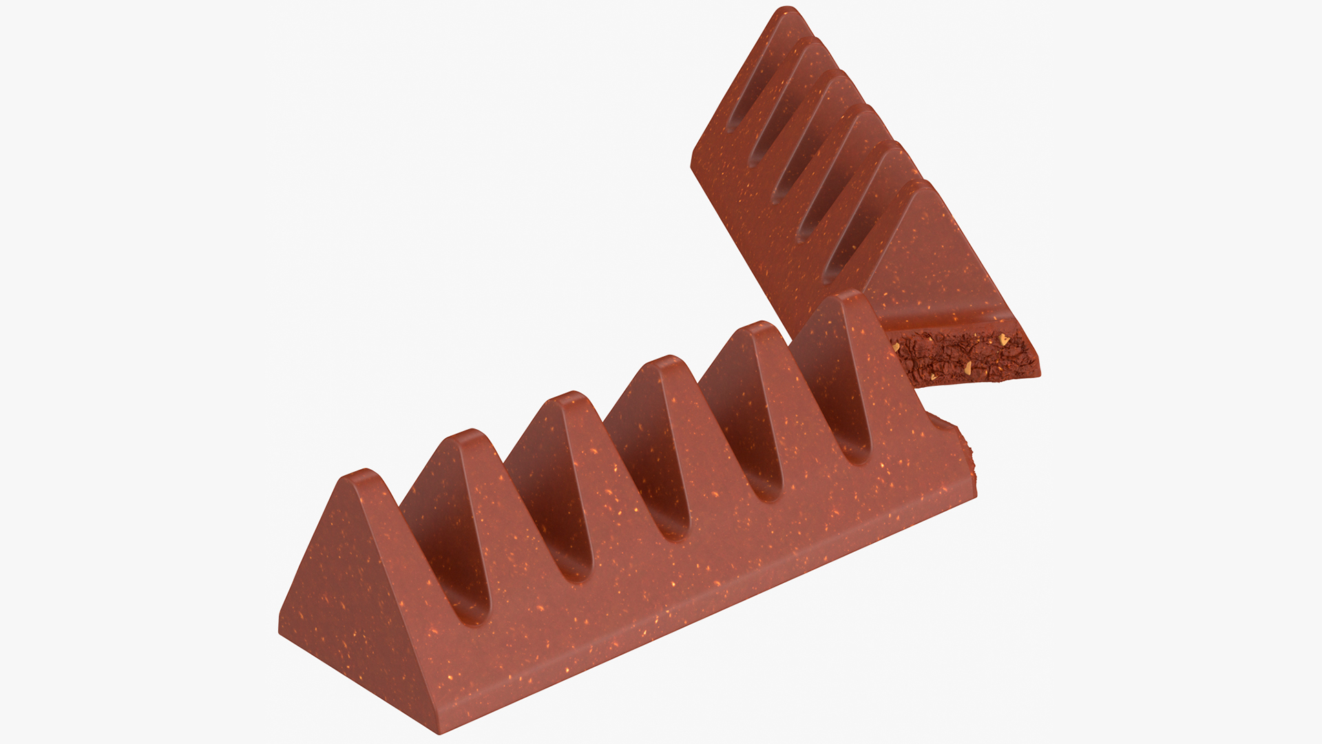 3D model Milk Chocolate Broken Bar