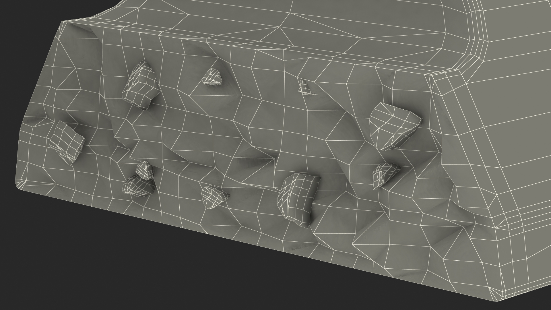 3D model Milk Chocolate Broken Bar