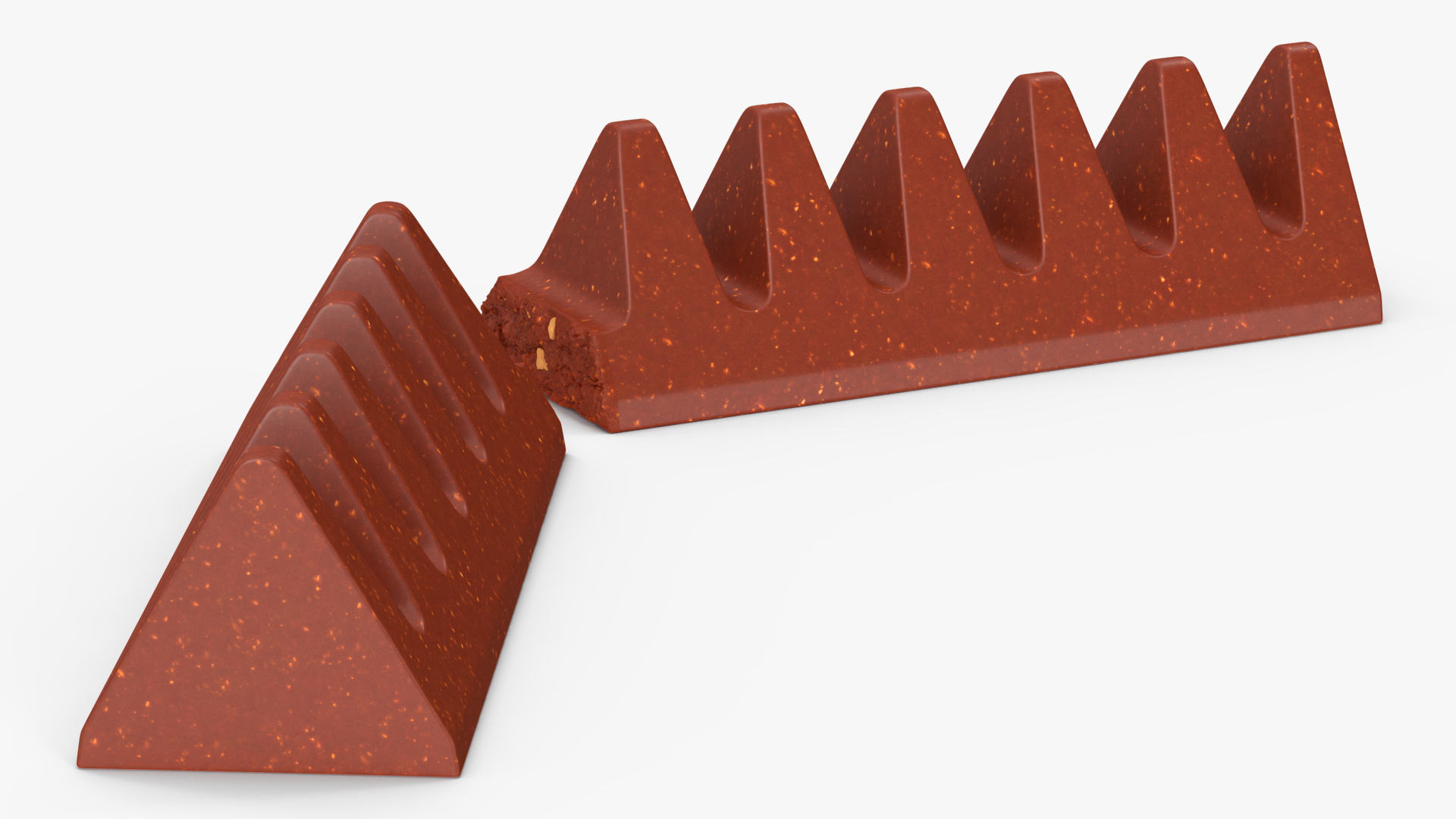 3D model Milk Chocolate Broken Bar
