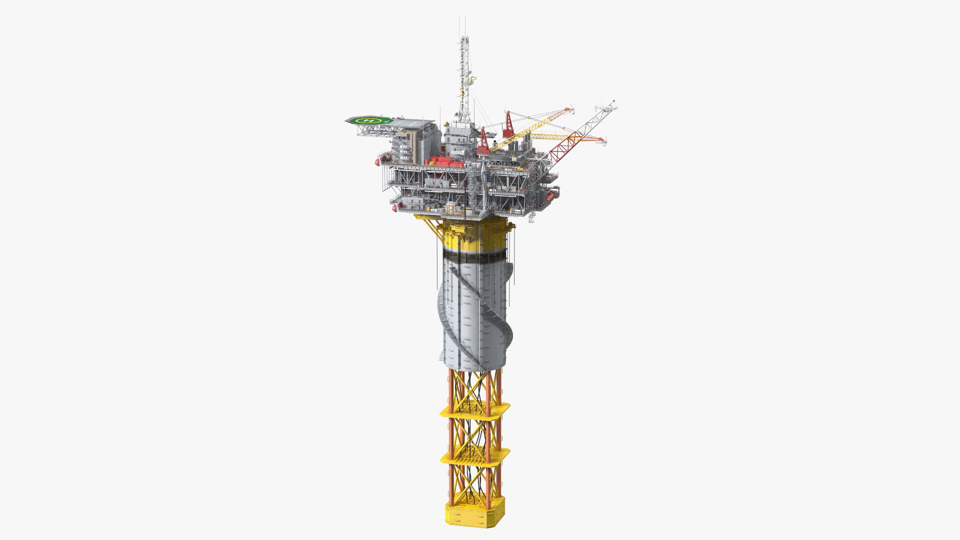 3D Shell Perdido Oil Platform